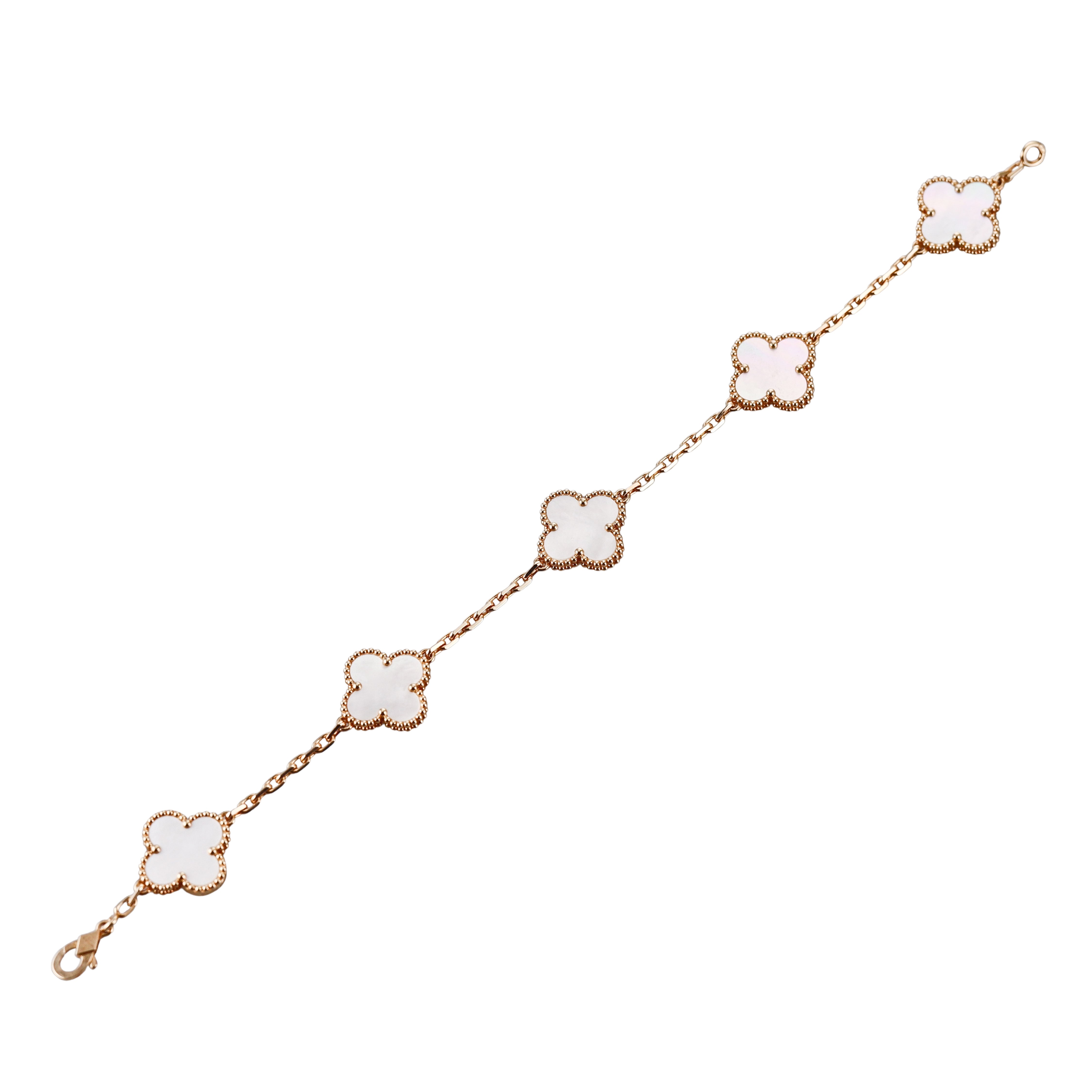 Van Cleef & Arpels Vintage Alhambra Mother of Pearl Bracelet