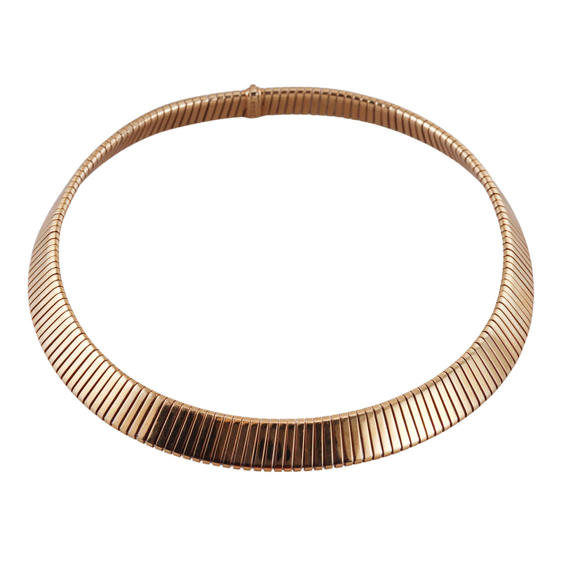 Bulgari Tubogas Gold Necklace