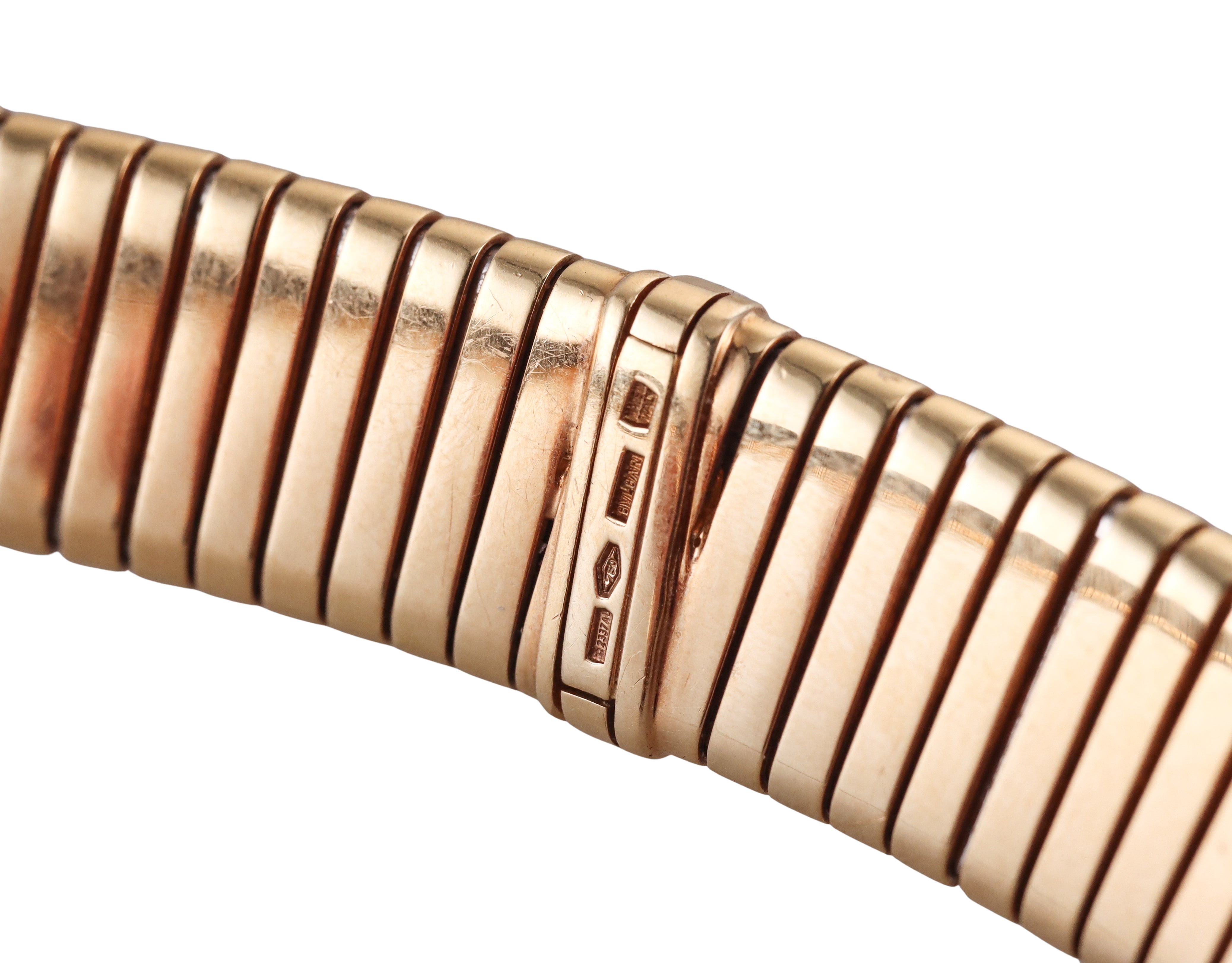 Bulgari Tubogas Gold Necklace