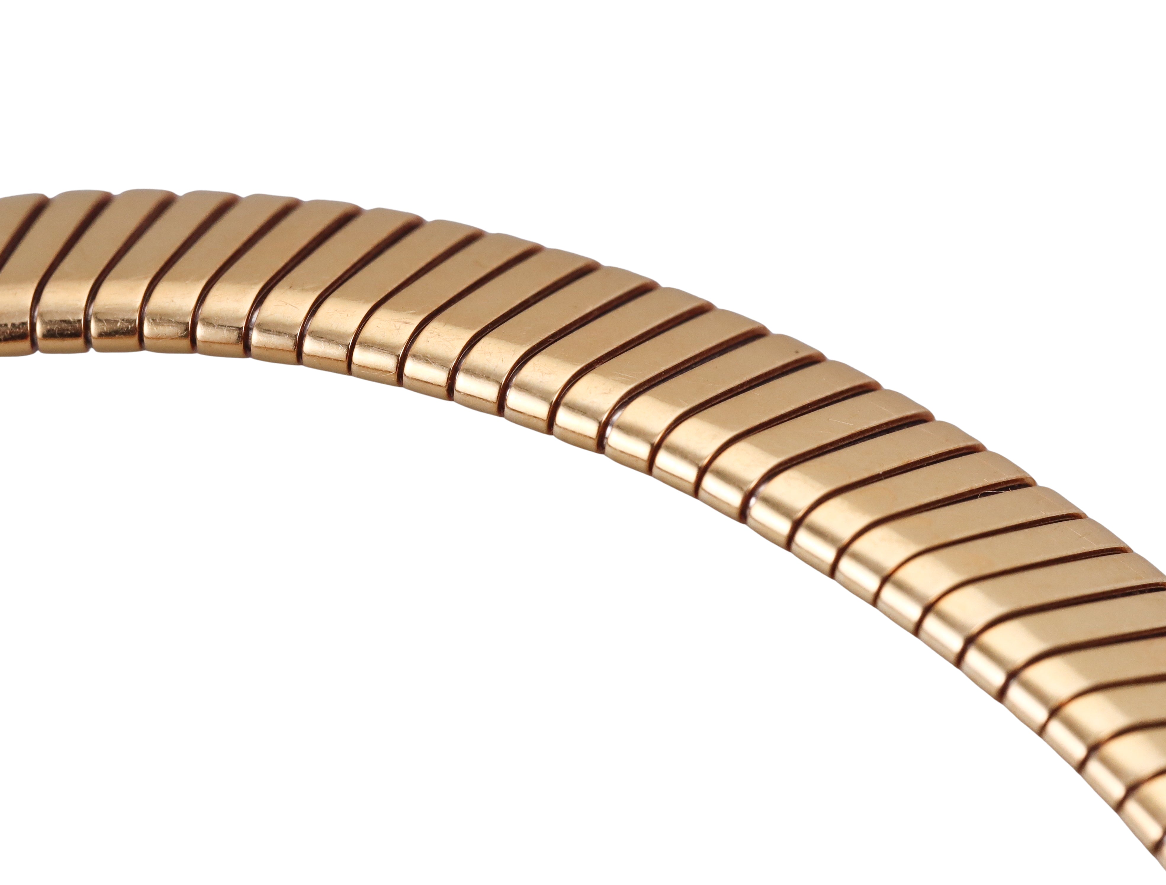Bulgari Tubogas Gold Necklace