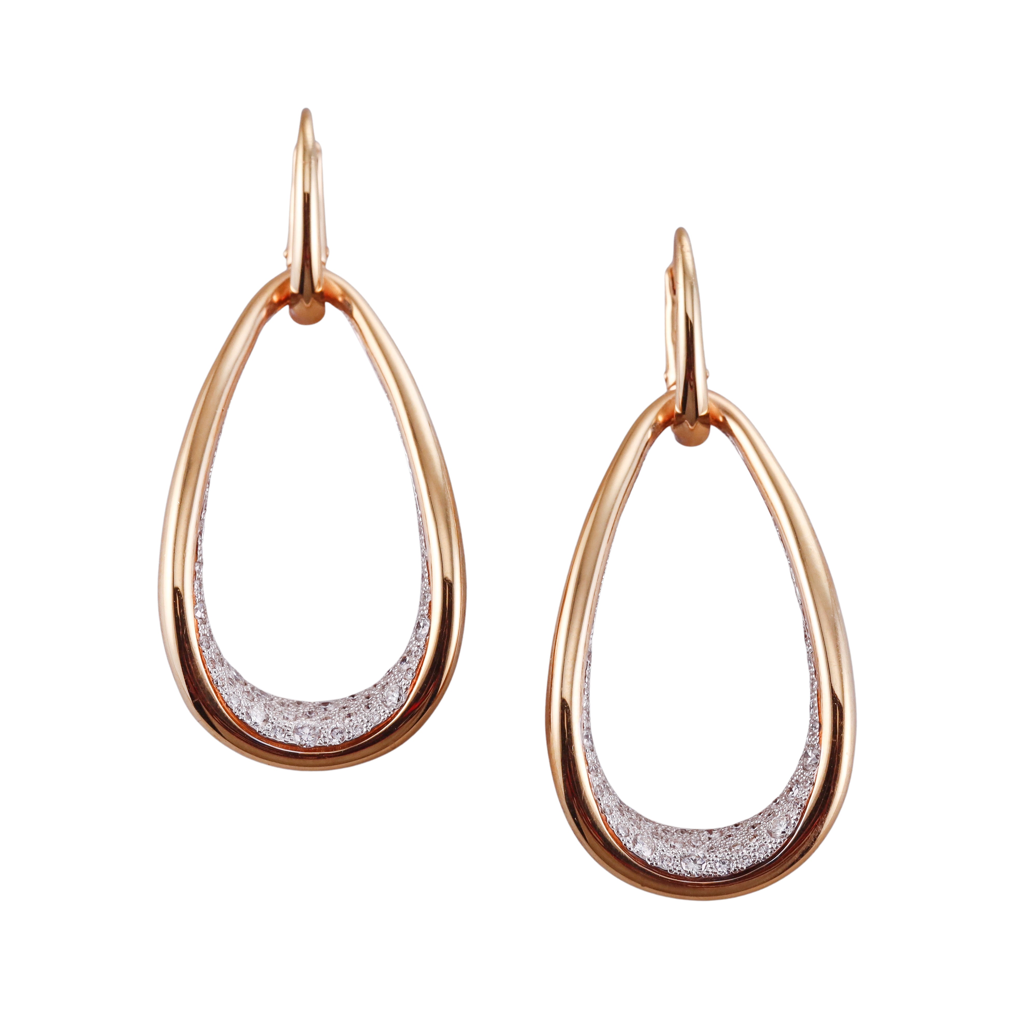 Pomellato Fantina Rose Gold Diamond Earrings