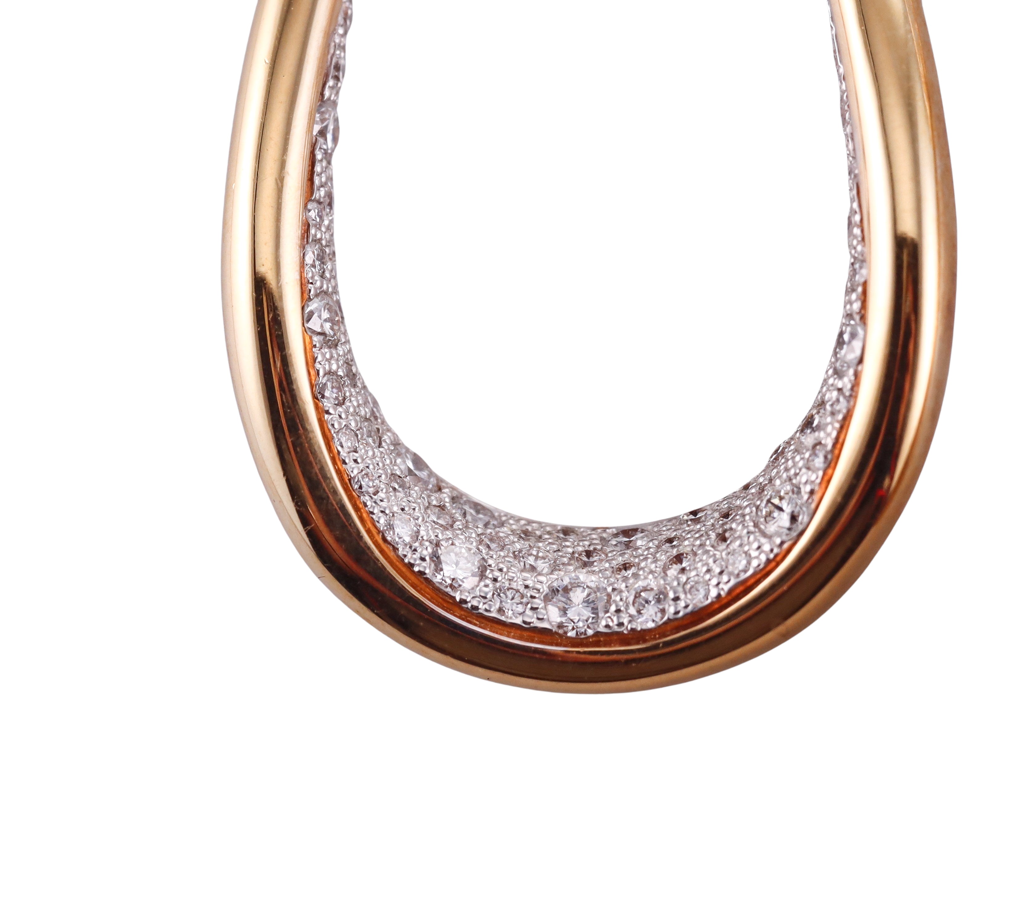 Pomellato Fantina Rose Gold Diamond Earrings