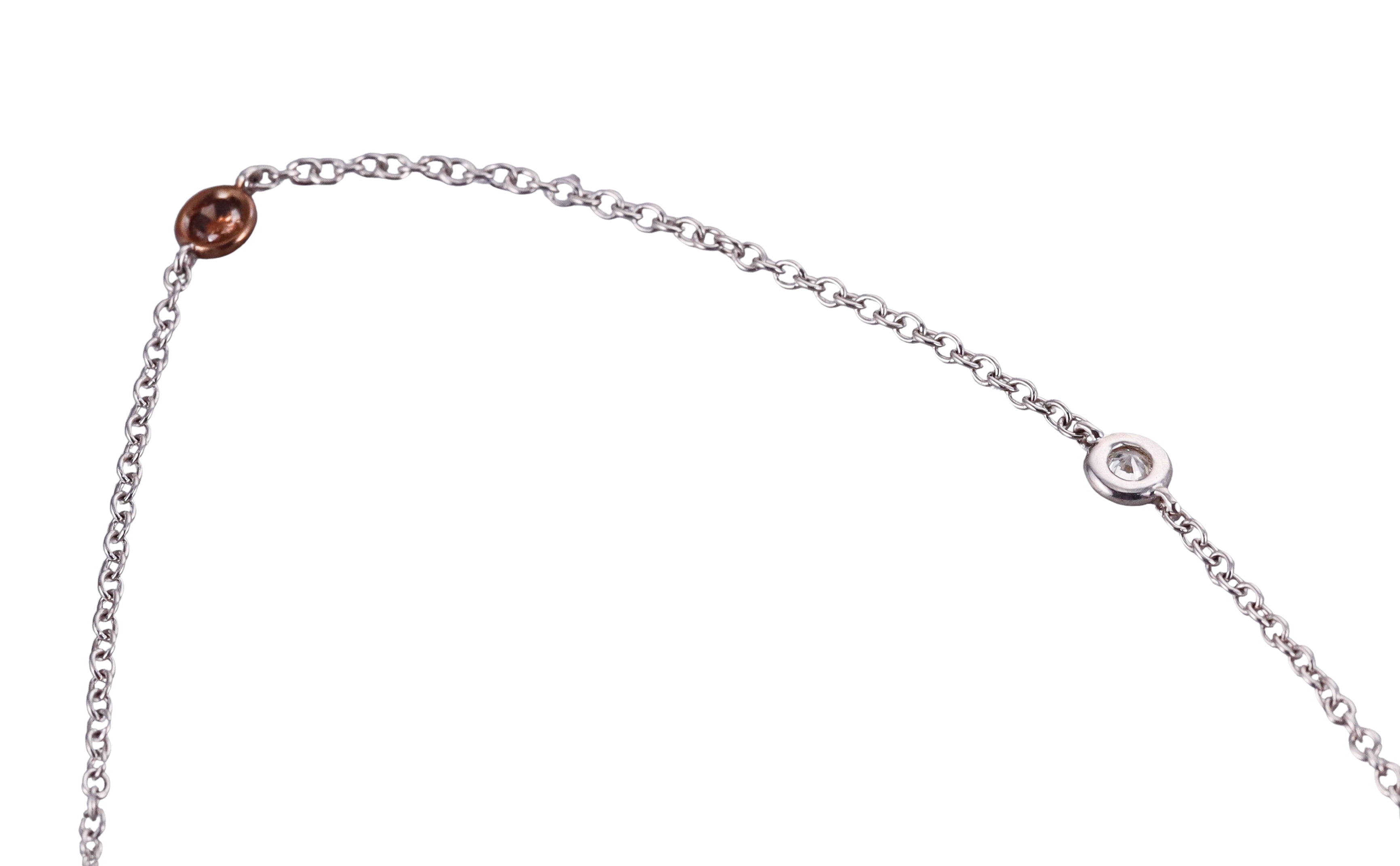 Pasquale Bruni Gold 10.66ctw Fancy Diamond Heart Necklace