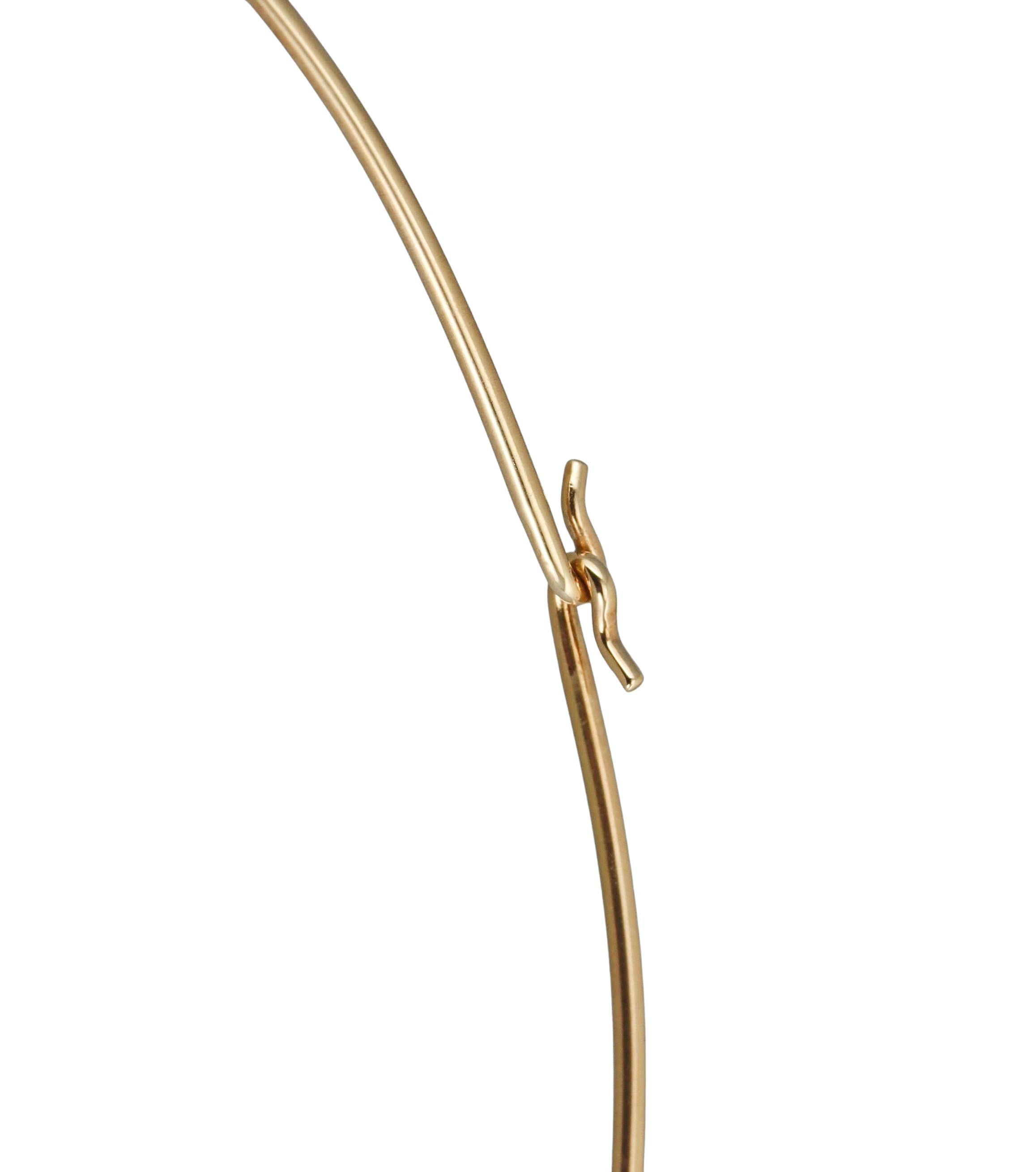 Tiffany & Co Elsa Peretti Gold Bean Necklace