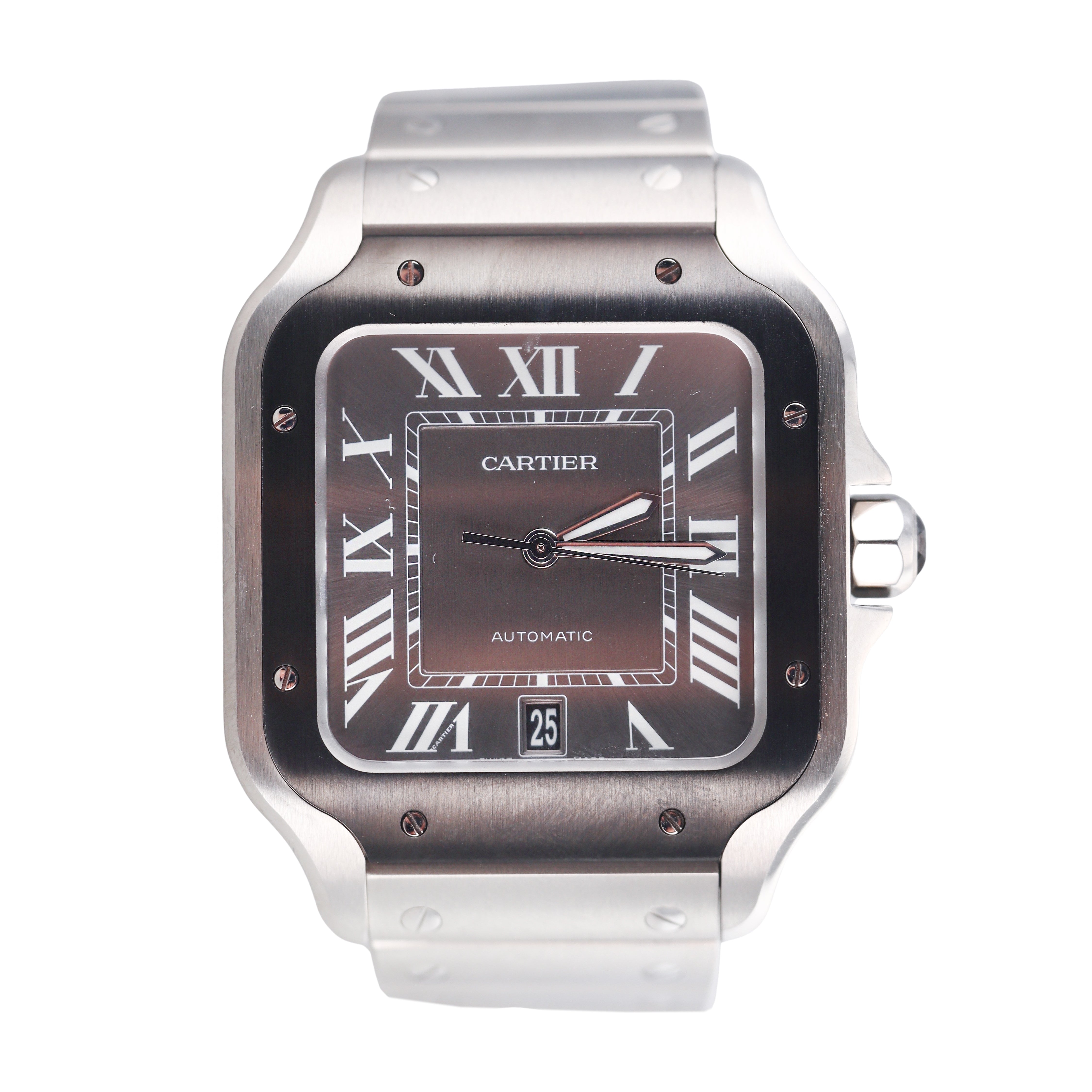 Cartier Santos Automatic Steel Watch Large Model WSSA0037