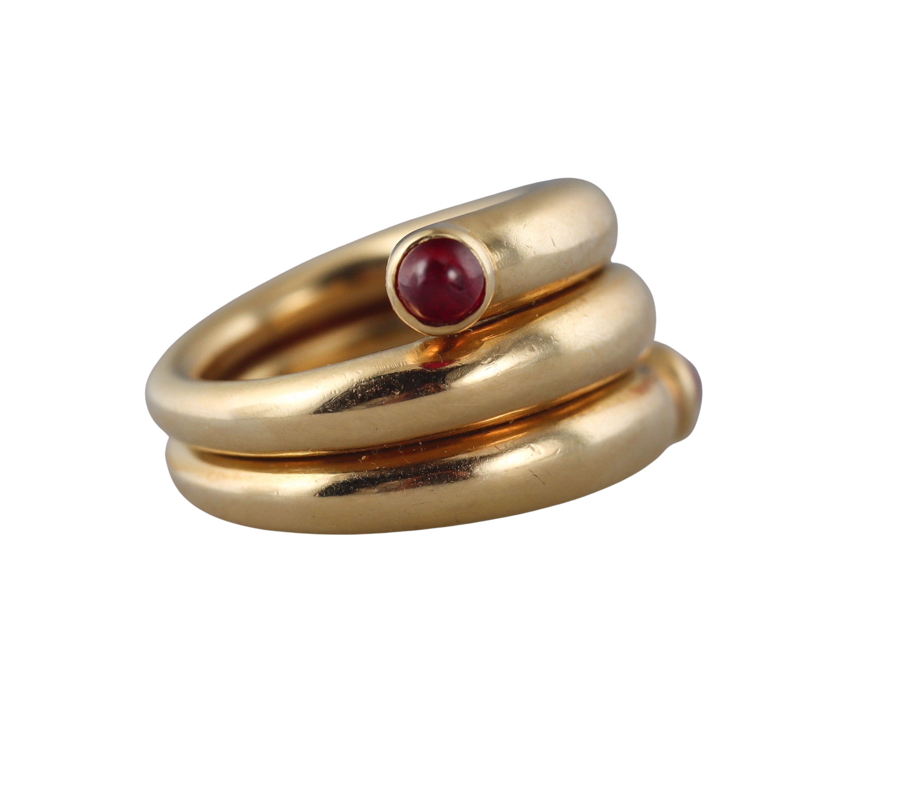 Tiffany & Co Schlumberger Ruby Gold Wrap Ring