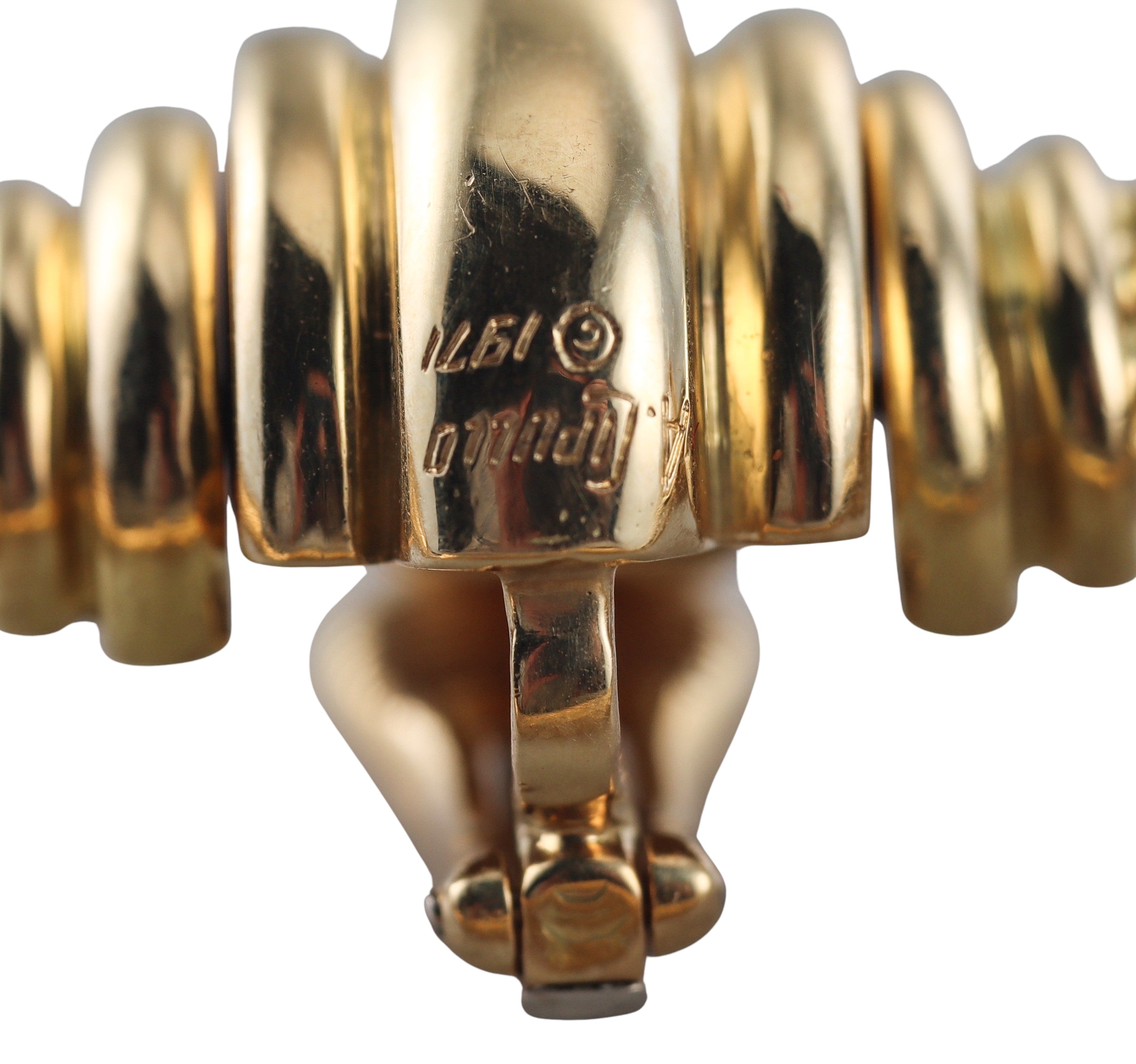 Cartier Aldo Cipullo 1970s Gold Doorknocker Earrings