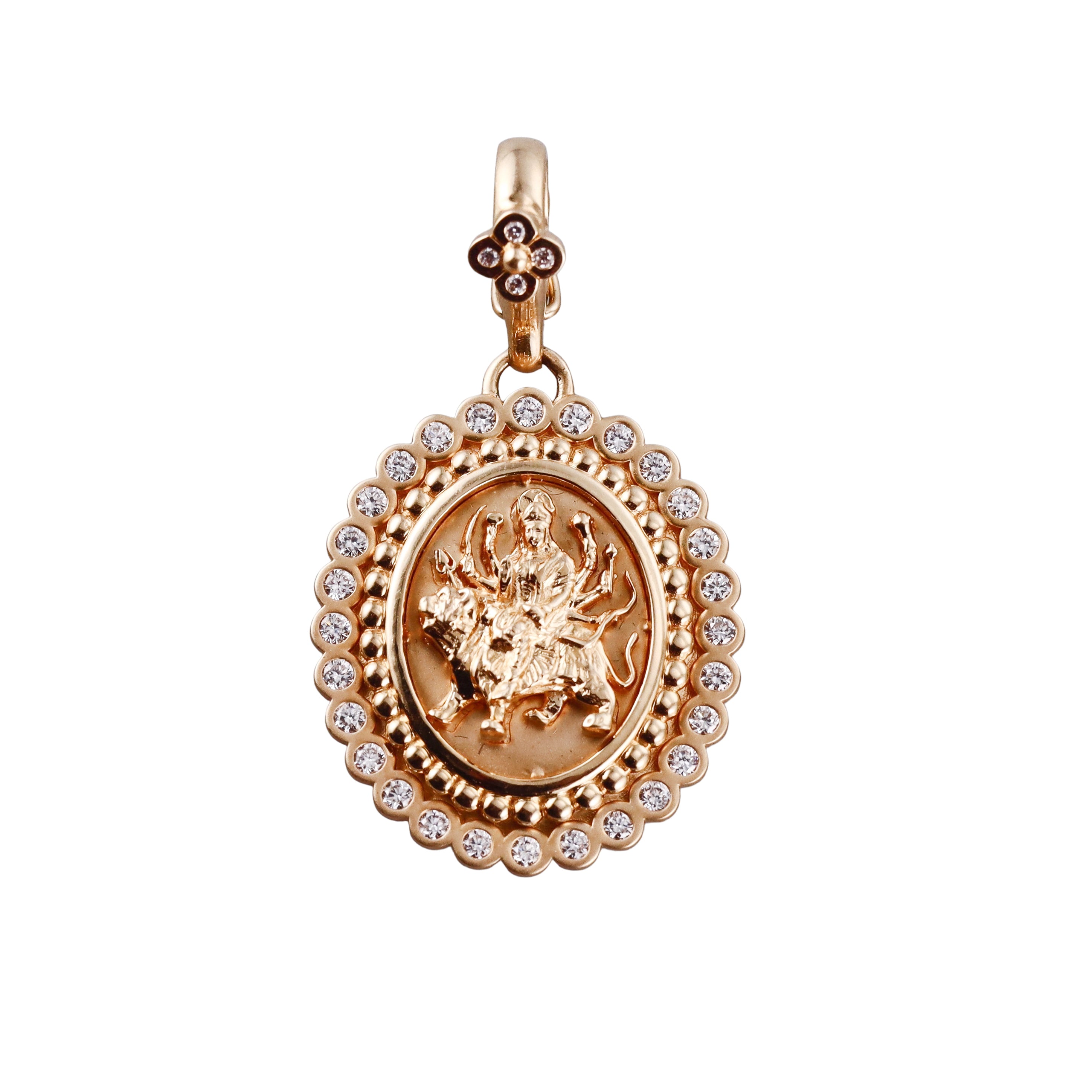 Orly Marcel Gold Diamond Shiva Pendant