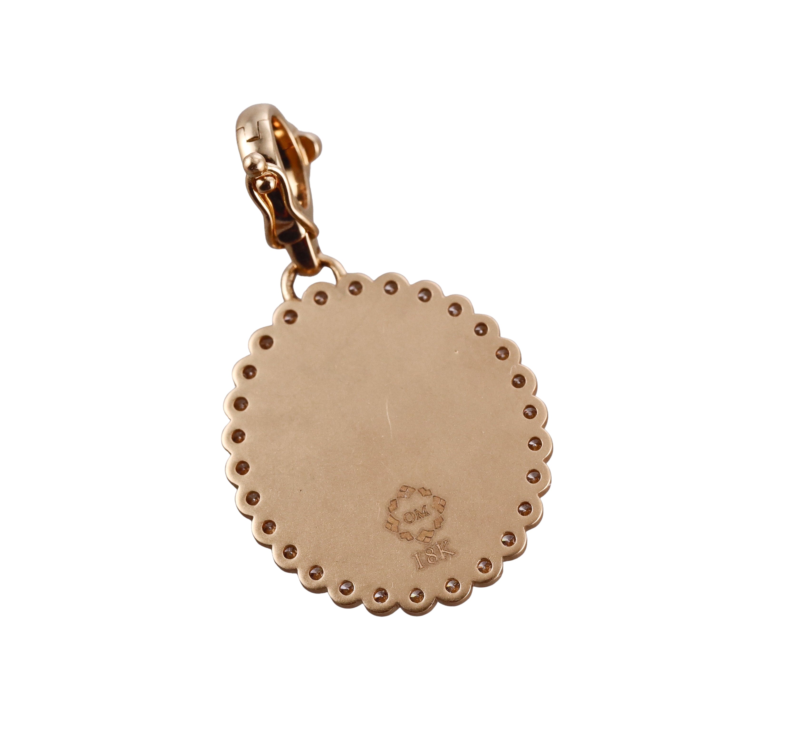 Orly Marcel Gold Diamond Shiva Pendant