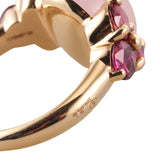 Pomellato Luna 18k Gold Rose Quartz Tourmaline Ring