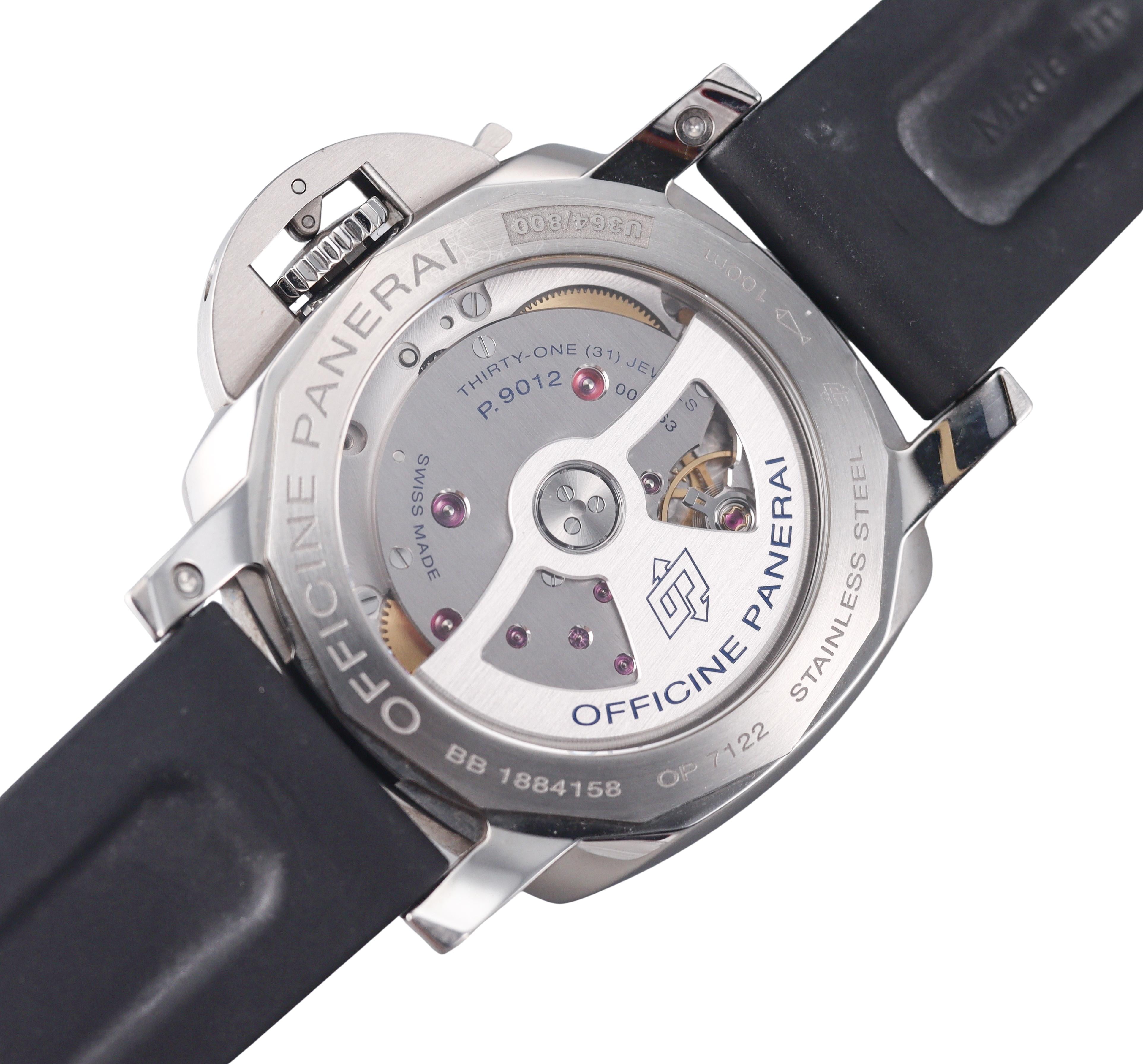 Panerai Luminor 1950 3 Days GMT Power Reserve Automatic Watch PAM01537