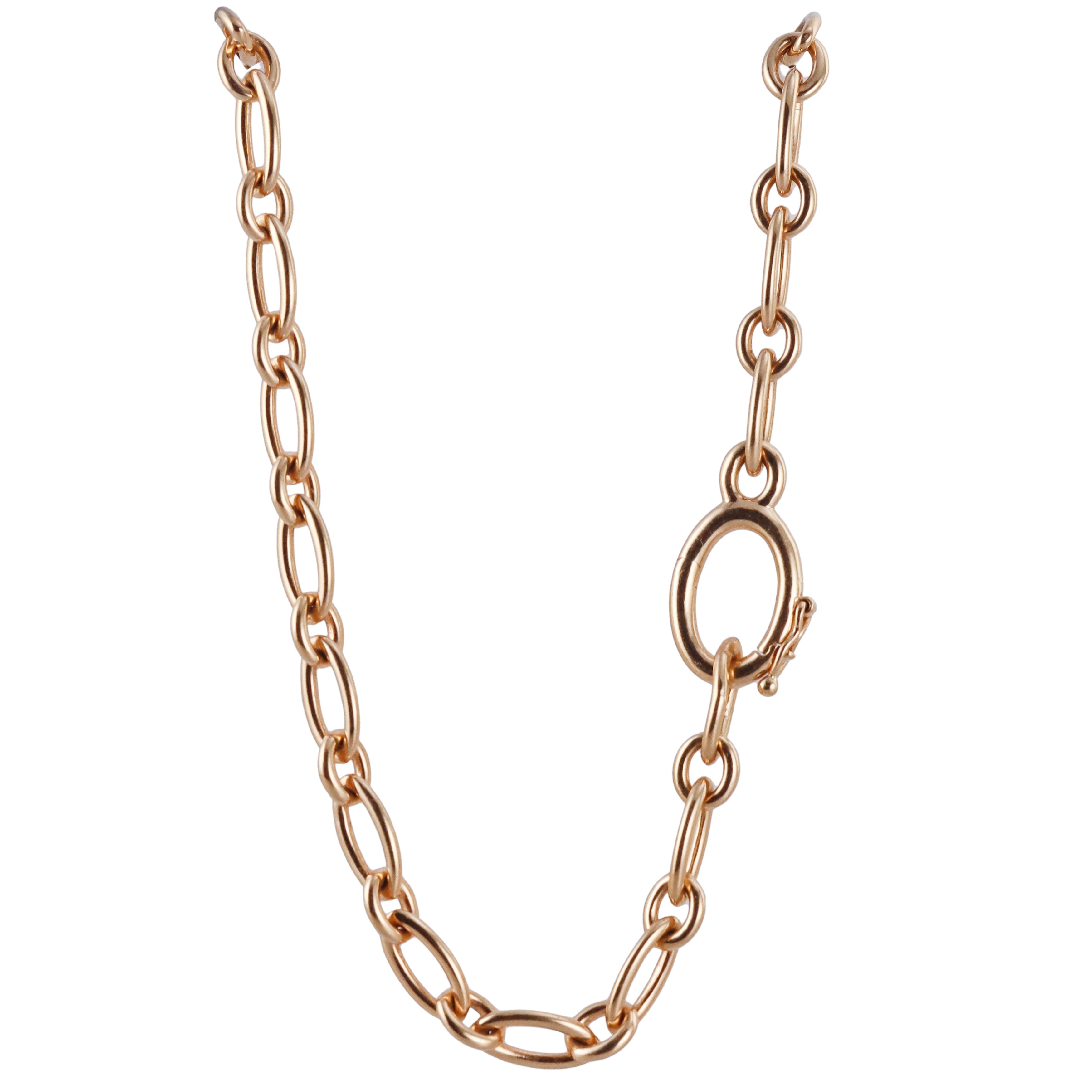 Orly Marcel Gold Oval Link Chain Necklace