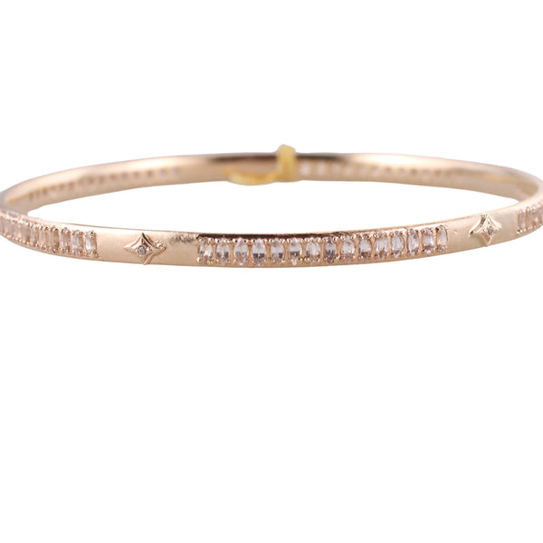 Armenta Rose World Gold Champagne Diamond Bracelet