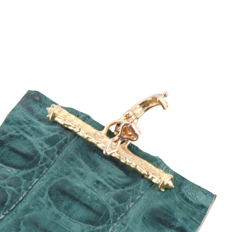 Armenta Sueno Gold Diamond Sapphire Leather Bracelet