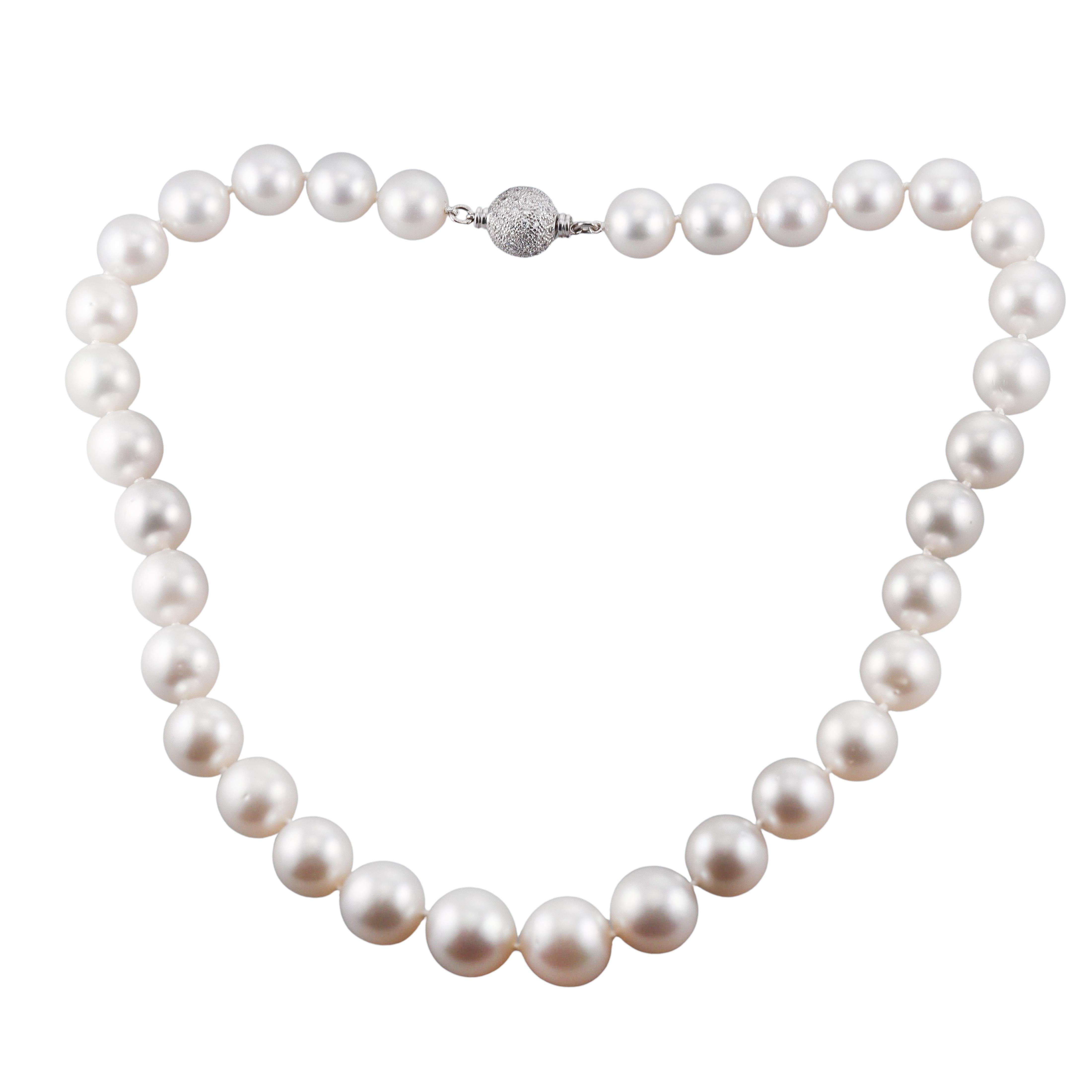 South Sea Pearl Diamond Gold Necklace