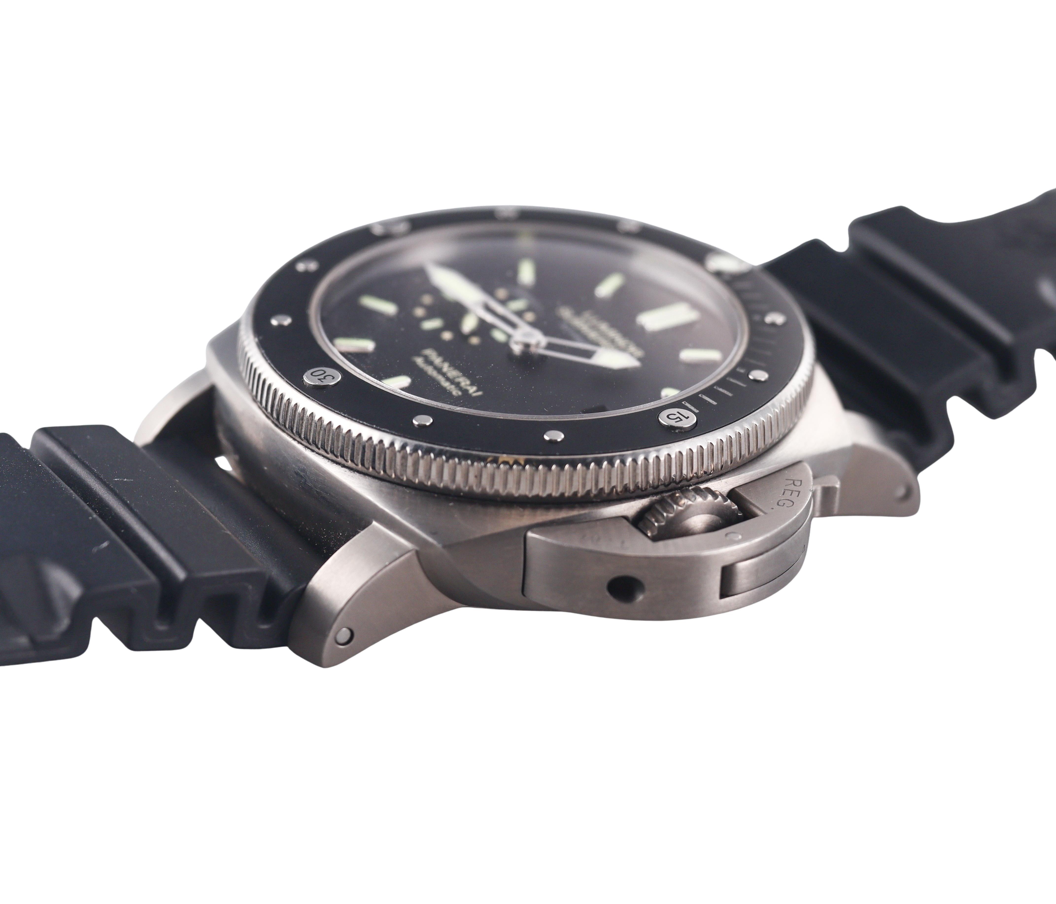 Panerai Luminor Submersible Amagnetic Titanium Watch PAM00389