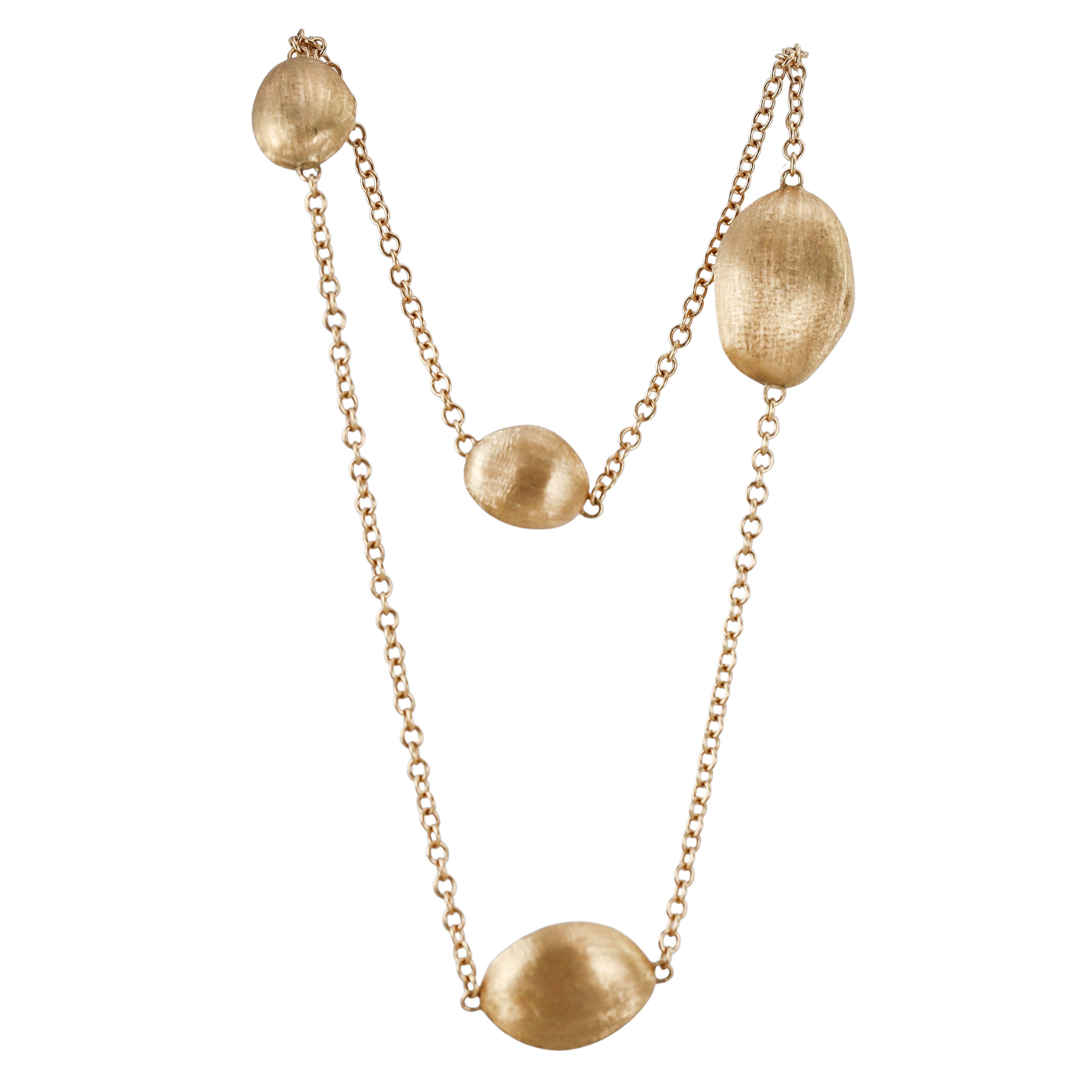 Marco Bicego Siviglia Yellow Gold Long Station Necklace