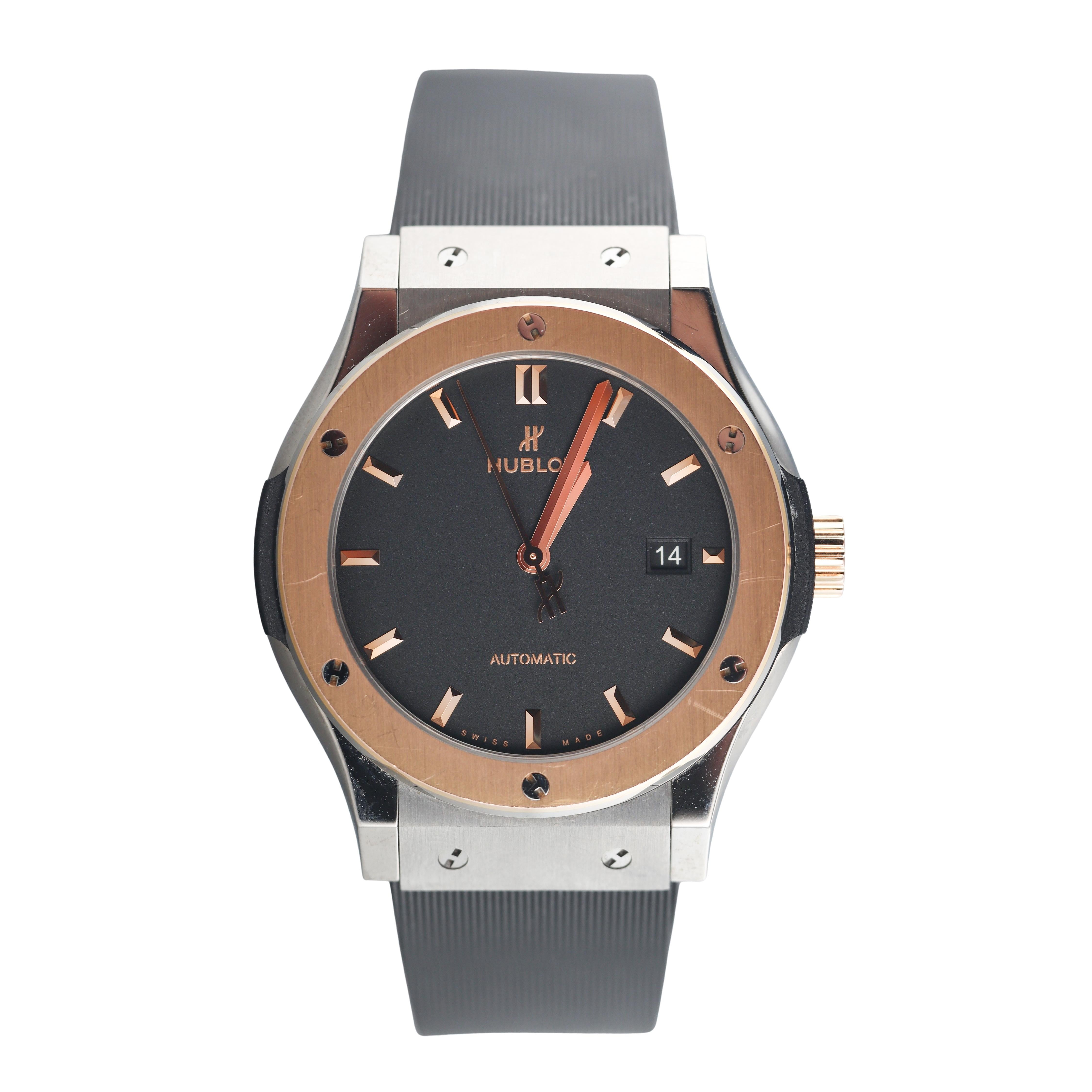 Hublot Classic Fusion Titanium King Rose Gold Automatic Watch 542.NO.1181.LR