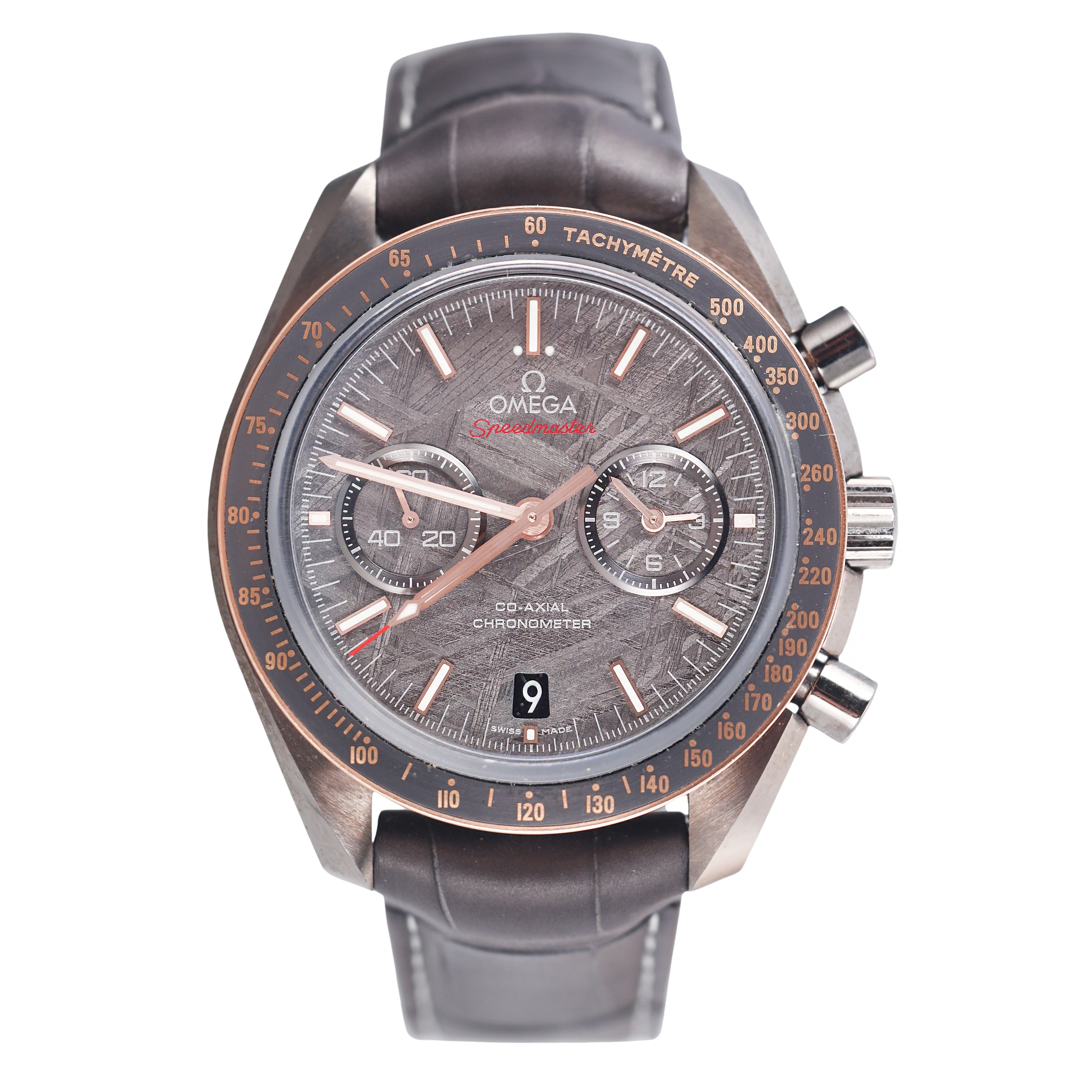 Omega Speedmaster Dark Side of the Moon Meteorite Dial Watch 31163445199001