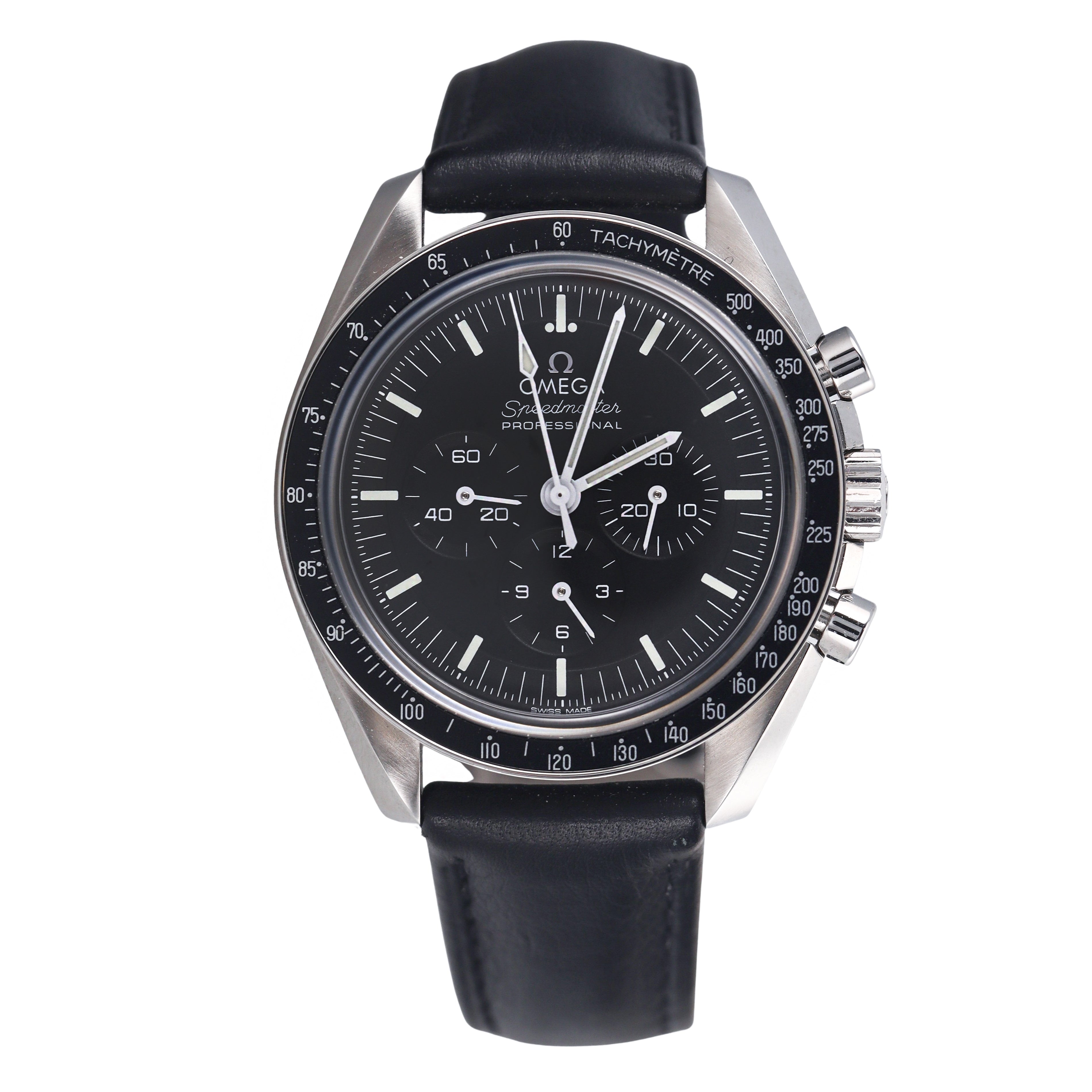 Omega Speedmaster Chronograph Manual Wind Black Dial Watch 31032425001002