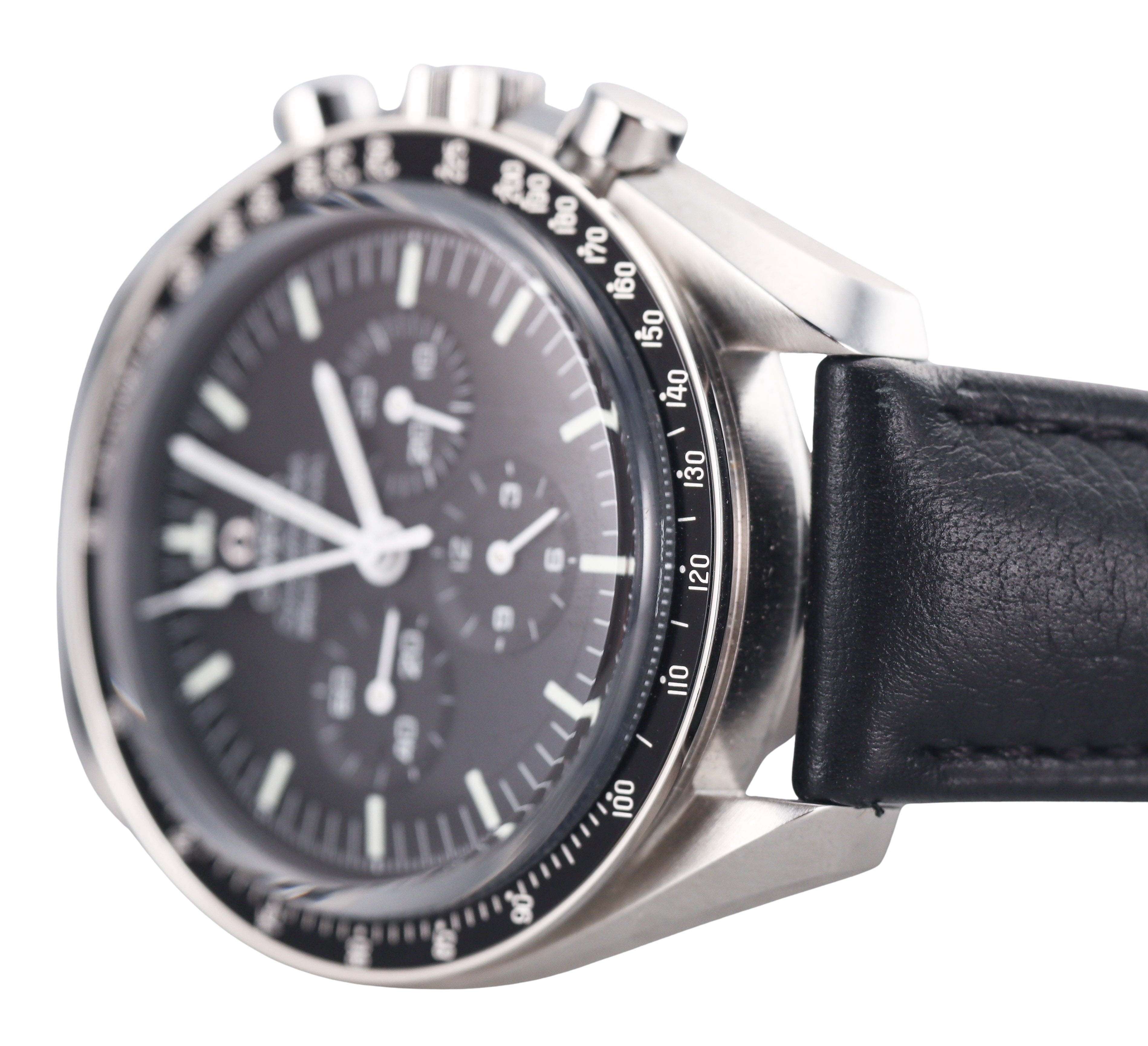 Omega Speedmaster Chronograph Manual Wind Black Dial Watch 31032425001002
