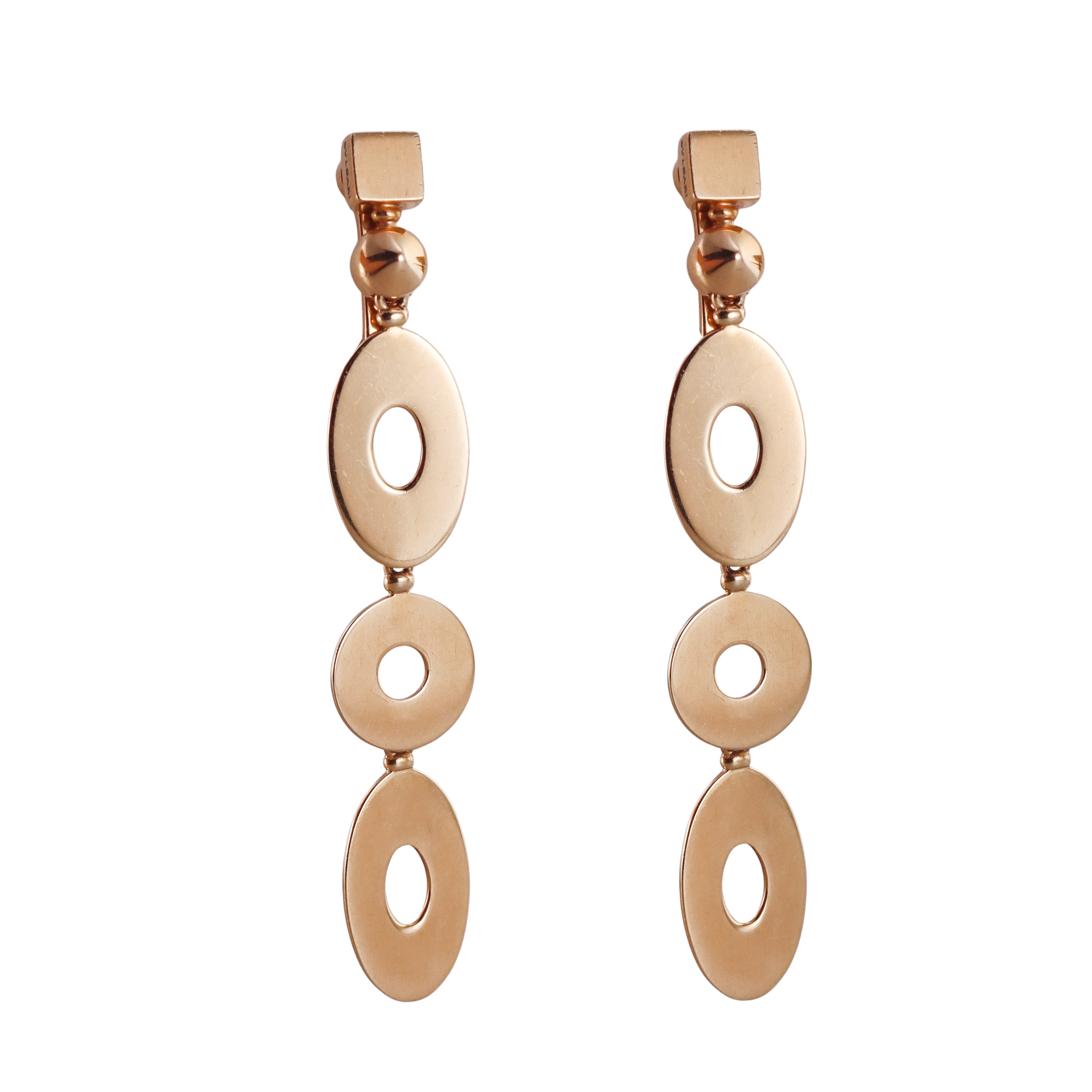 Bulgari Lucea Gold Drop Earrings