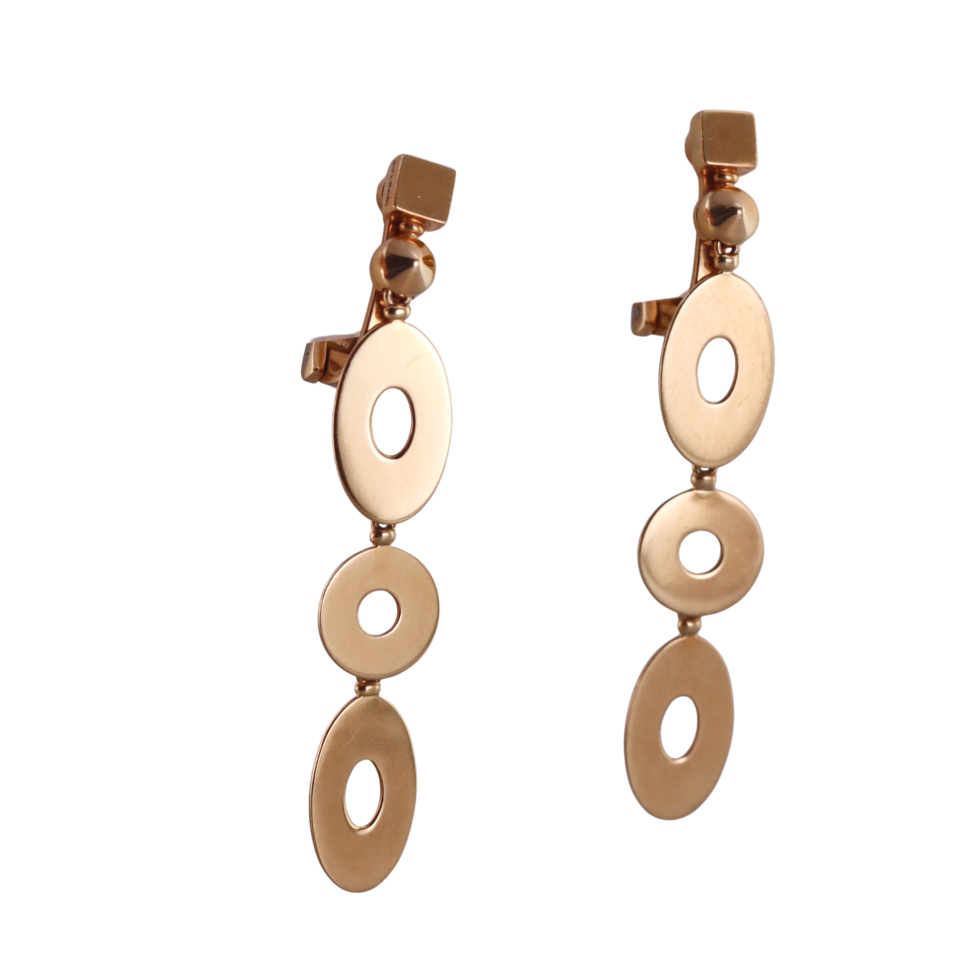 Bulgari Lucea Gold Drop Earrings