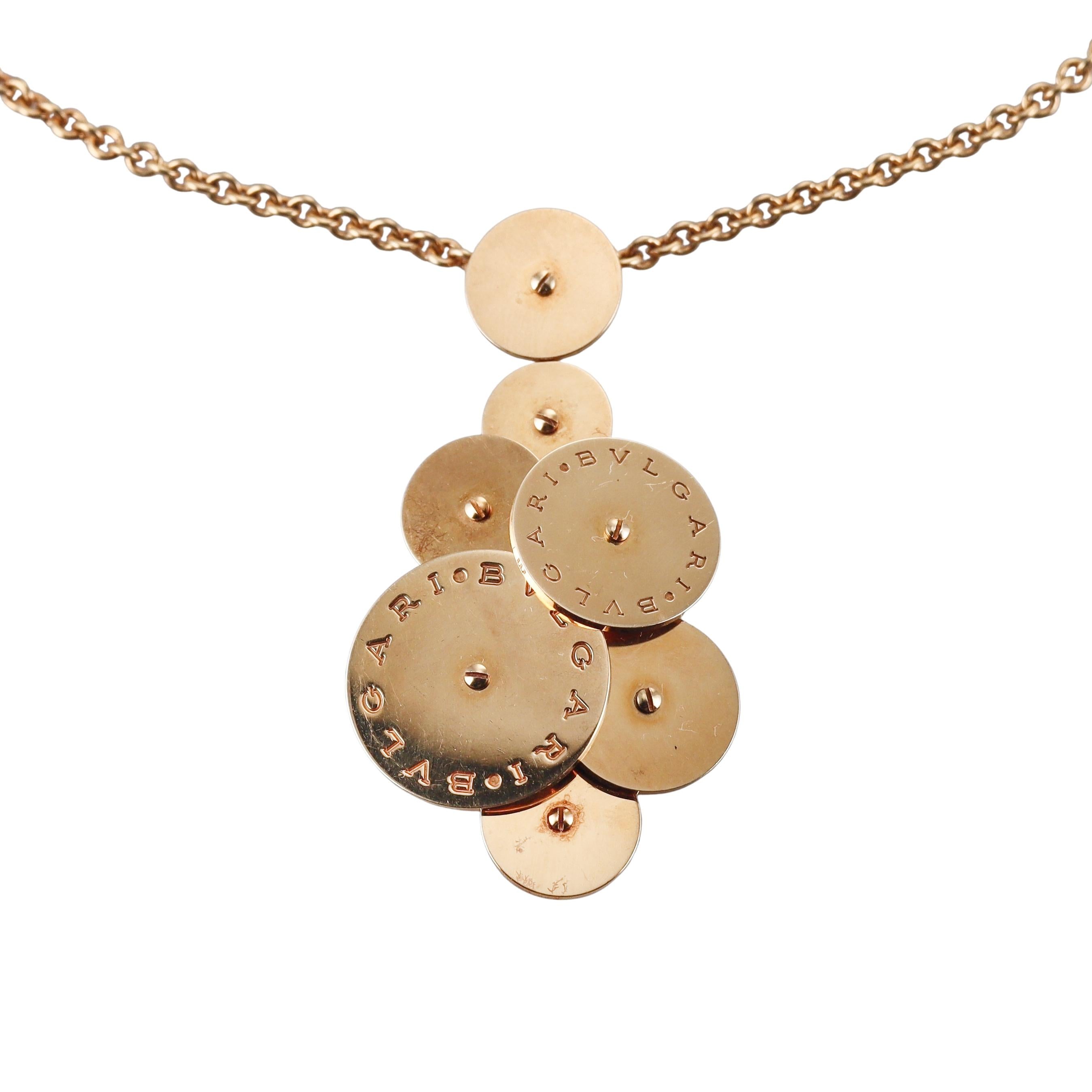 Bulgari Cicladi Yellow Gold Large Pendant Necklace