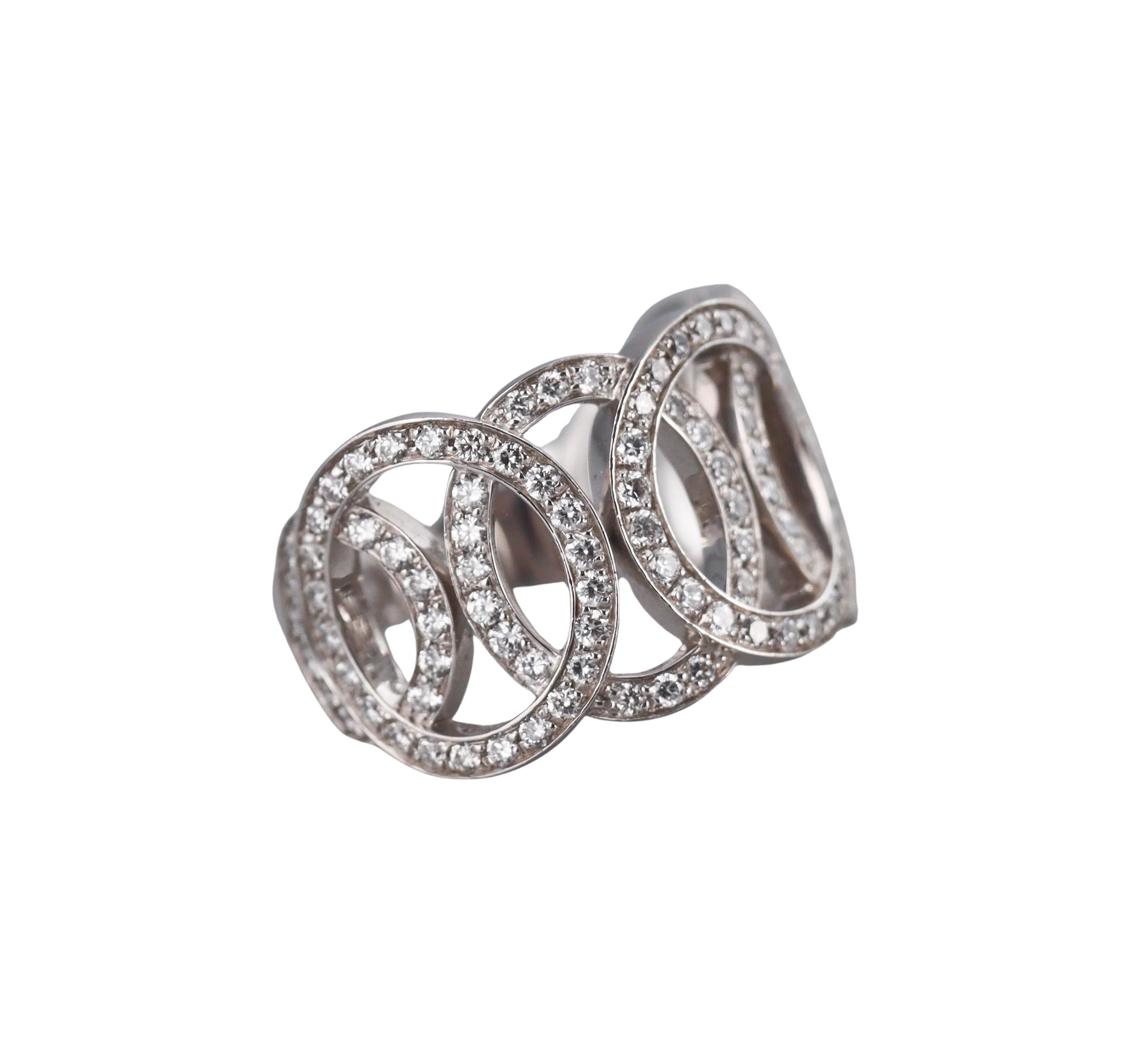 Audemars Piguet Millenary Diamond Gold Ring