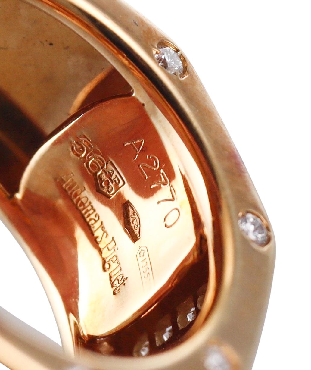 Audemars Piguet Diamond Gold Royal Oak Ring