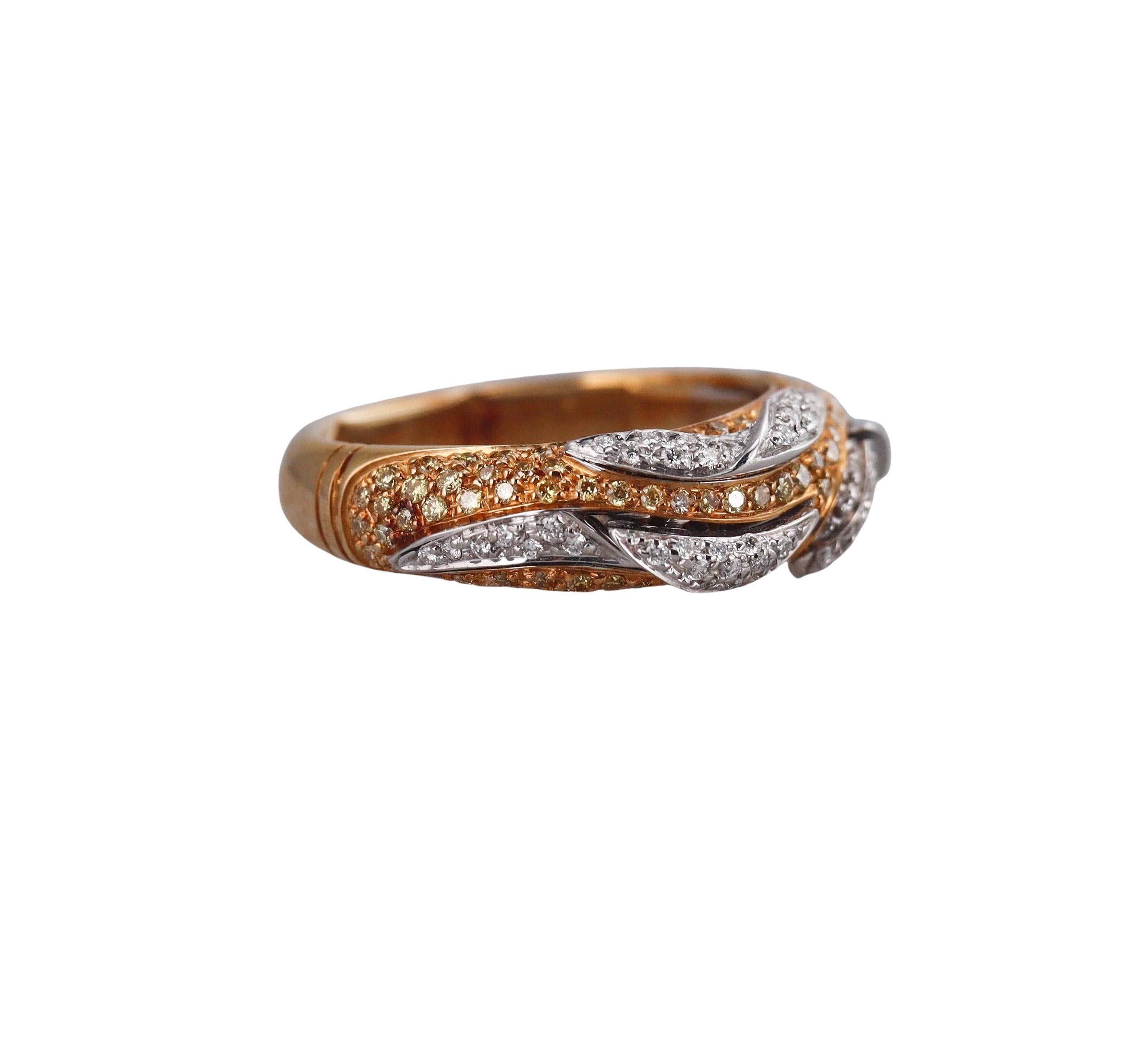 Audemars Piguet Yellow Diamond Gold Ring