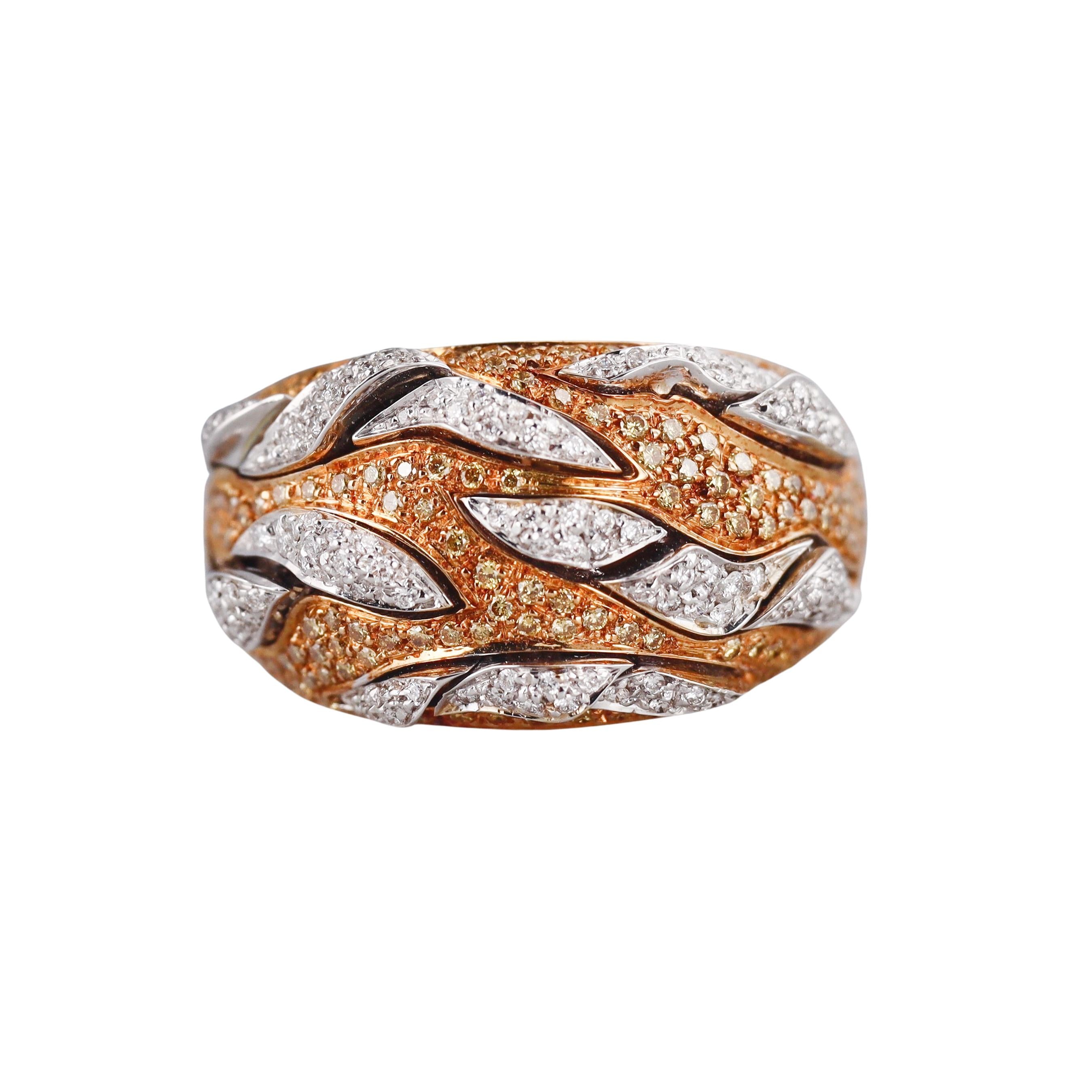 Audemars Piguet Yellow Diamond Gold Ring