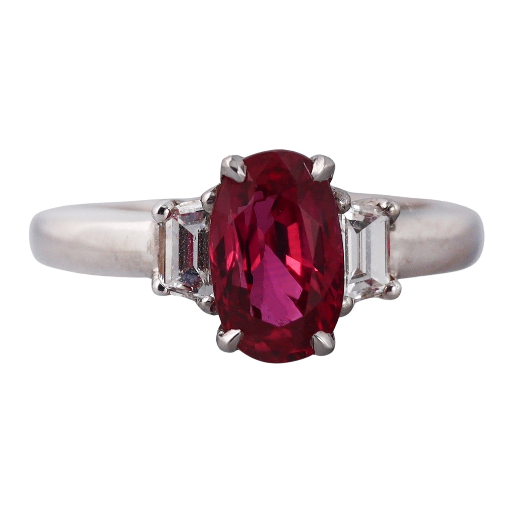 2.14ct Ruby Diamond Gold Ring