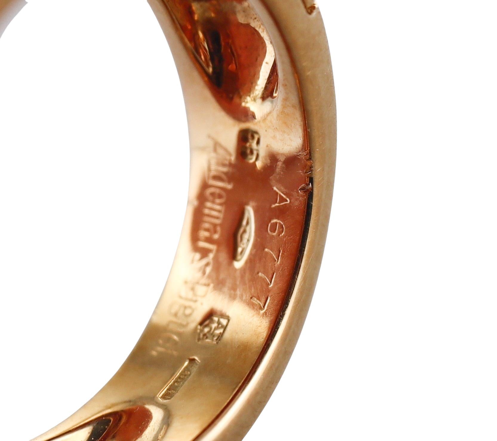 Audemars Piguet Promesse Diamond Citrine Gold Ring