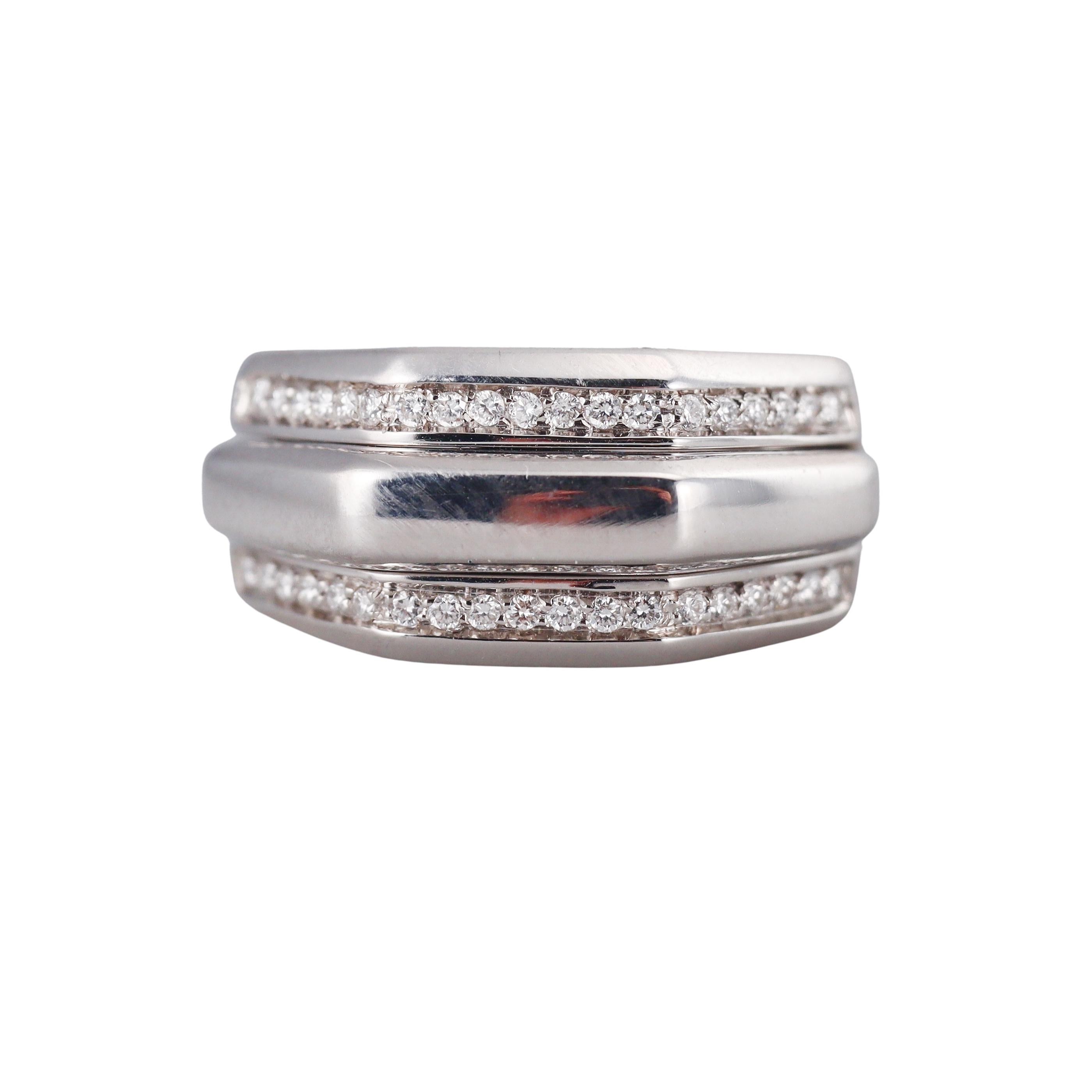 Audemars Piguet Diamond Gold Puzzle Ring