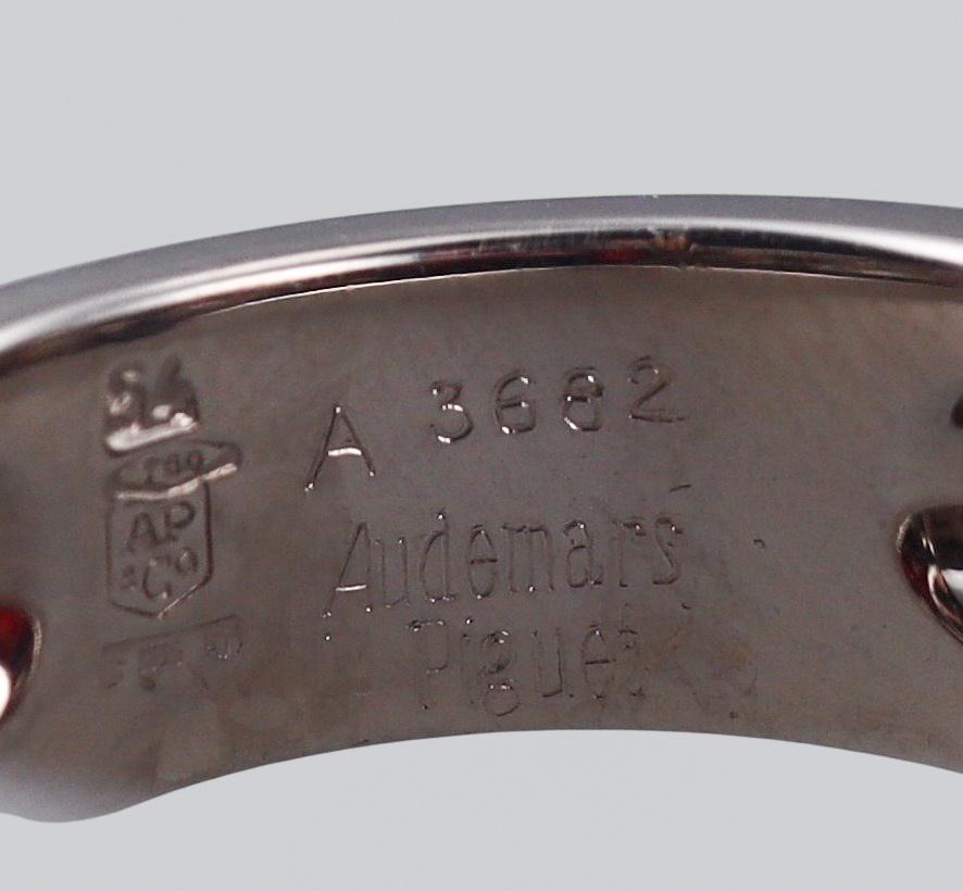 Audemars Piguet Promesse Garnet Diamond Gold Ring