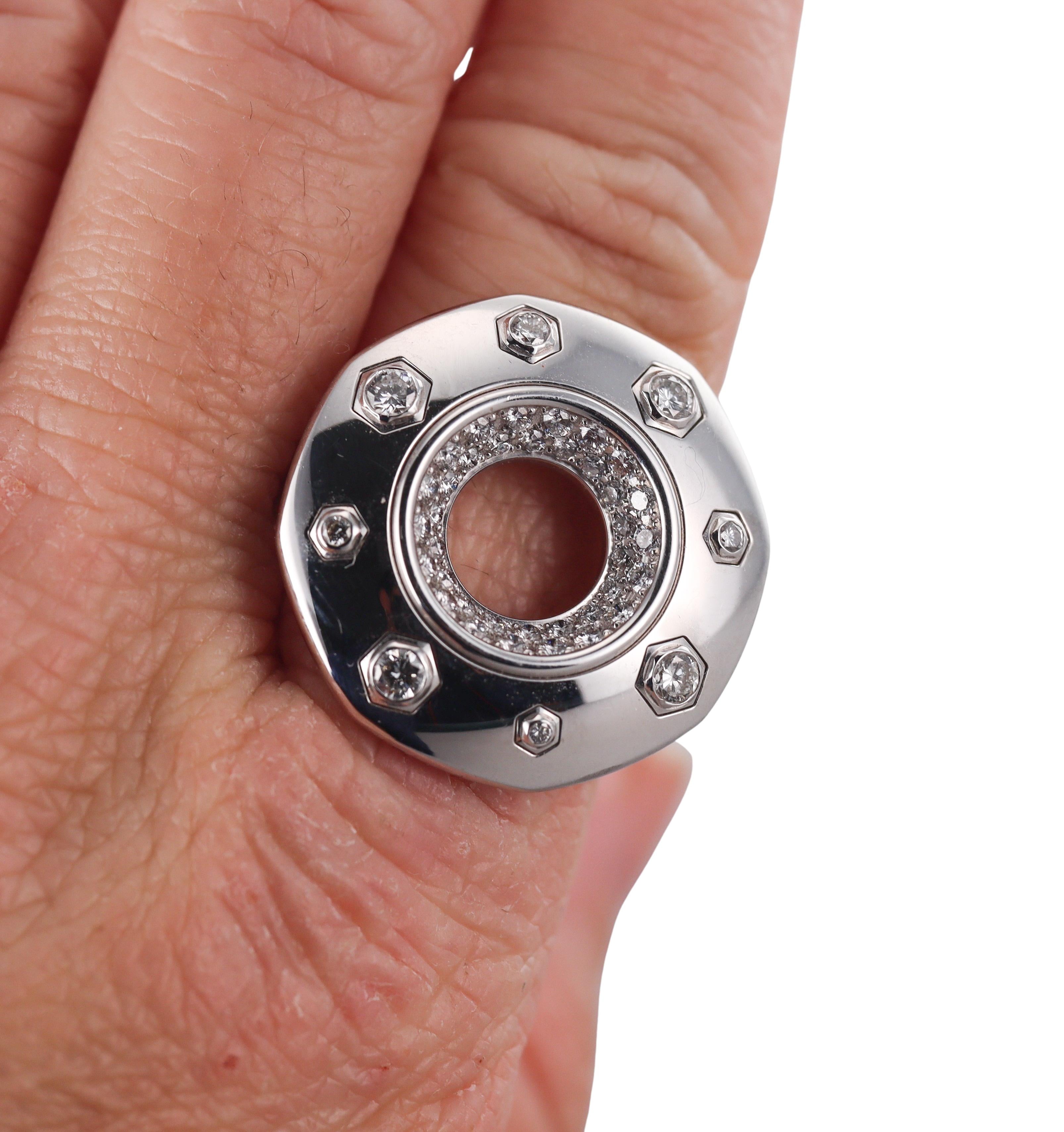 Audemars Piguet Lady Royal Oak Diamond Gold Ring