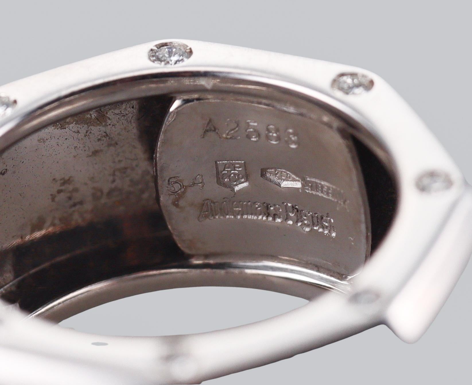 Audemars Piguet Diamond Gold Royal Oak Ring