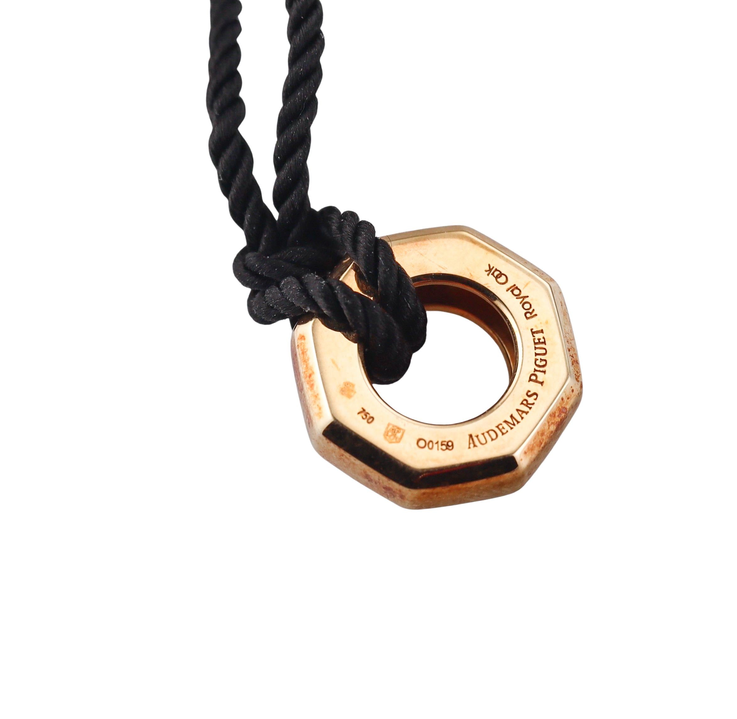 Audemars Piguet Royal Oak Diamond Gold Small Pendant Necklace