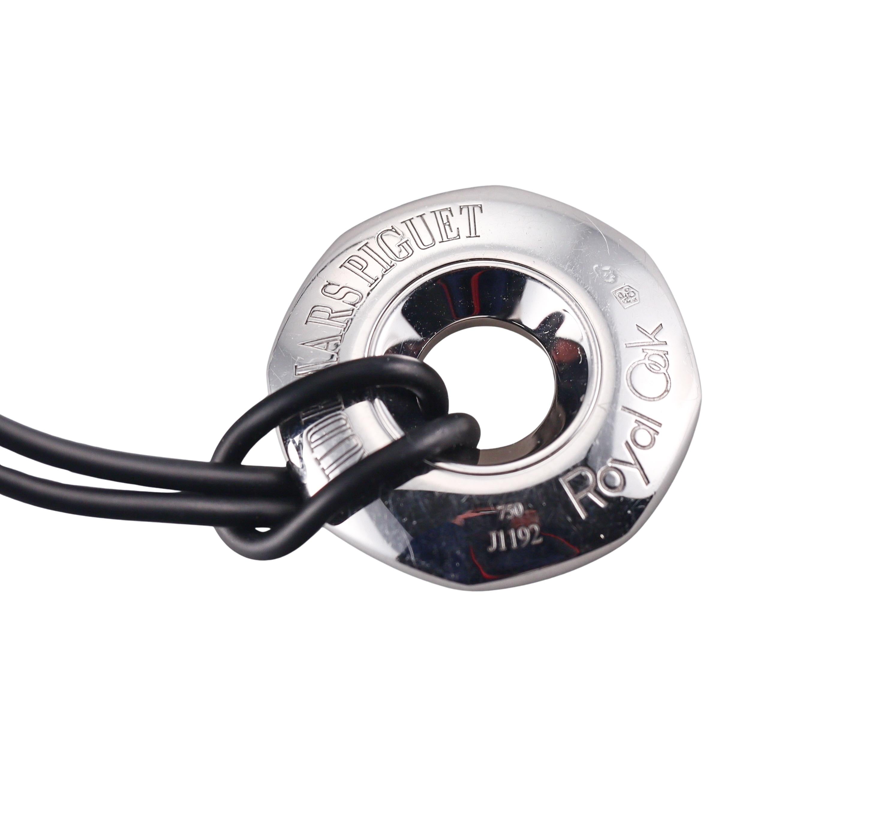 Audemars Piguet Lady Royal Oak Diamond Gold Large Pendant Necklace