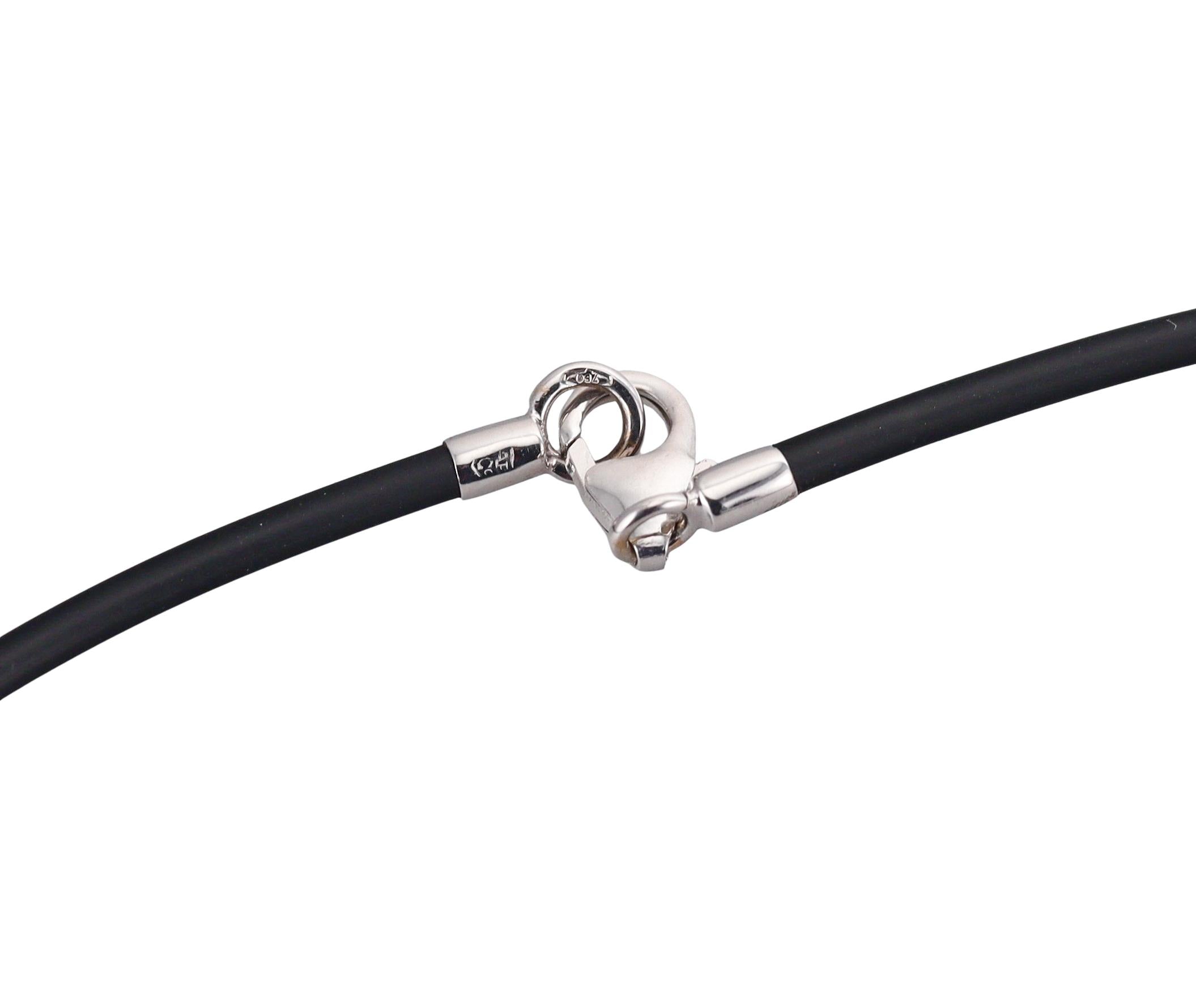 Audemars Piguet Lady Royal Oak Diamond Gold Pendant Necklace