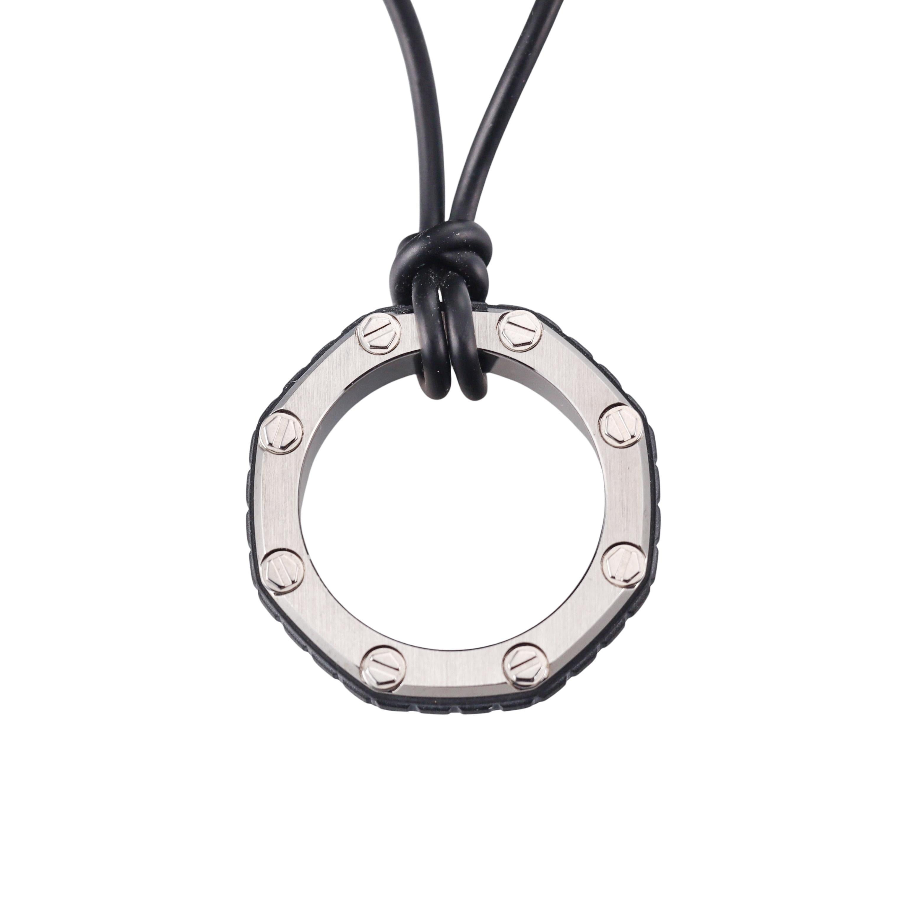 Audemars Piguet Royal Oak Offshore Titanium Rubber Pendant Necklace