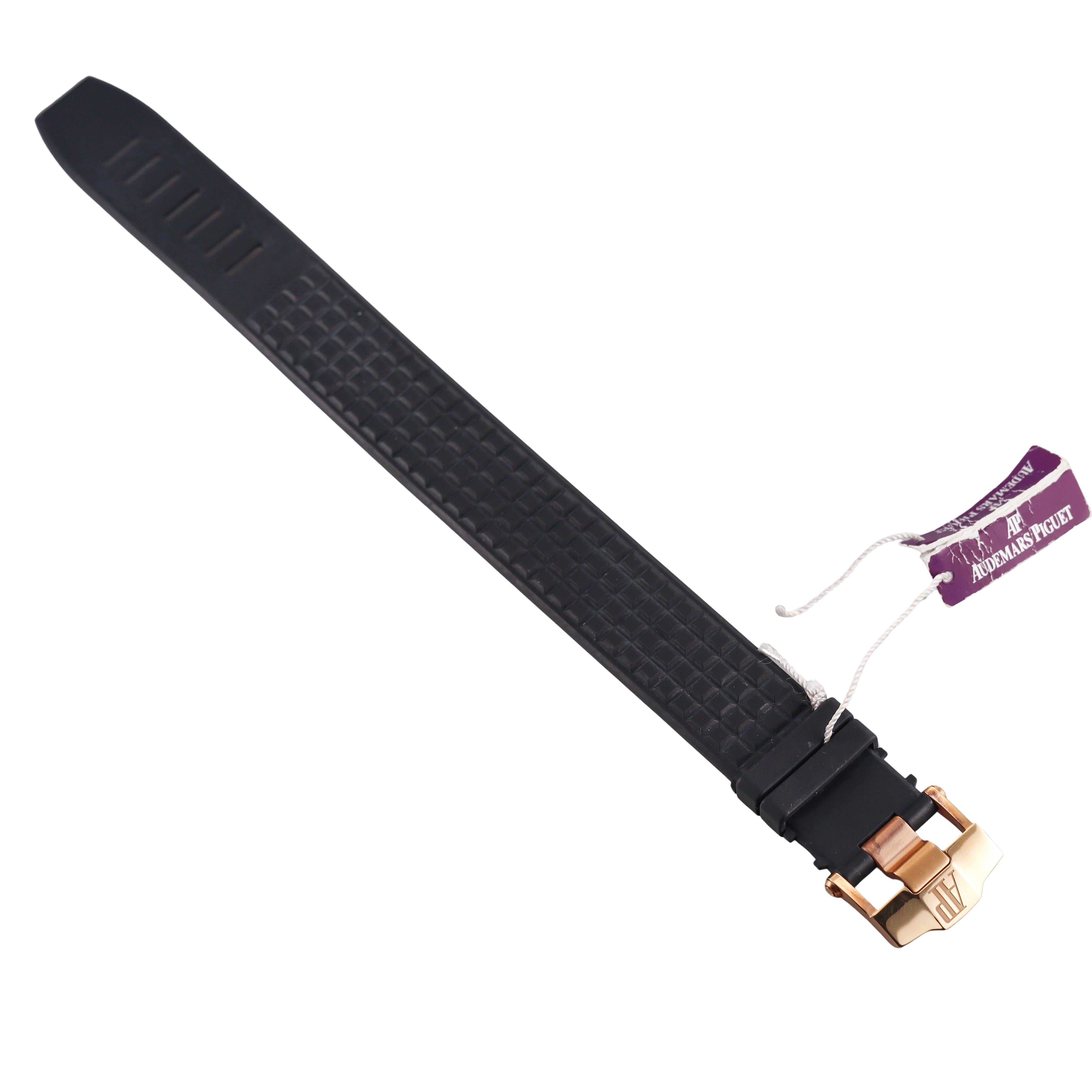 Audemars Piguet Rose Gold Royal Oak Offshore Rubber Bracelet