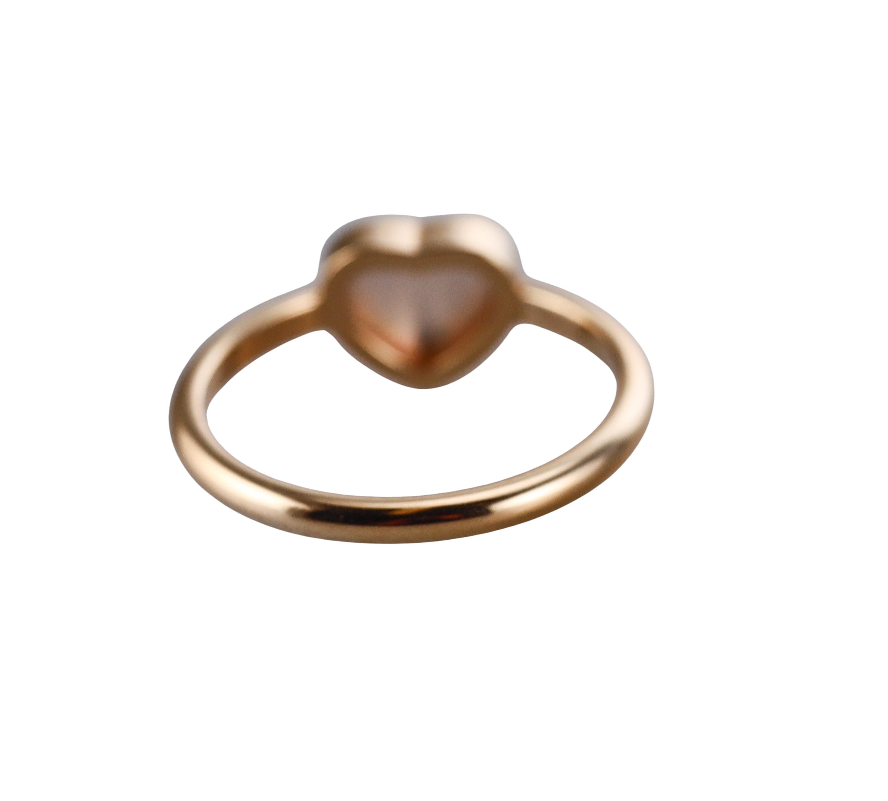 Chopard Happy Hearts Mother of Pearl Gold Ring 82A086-5309