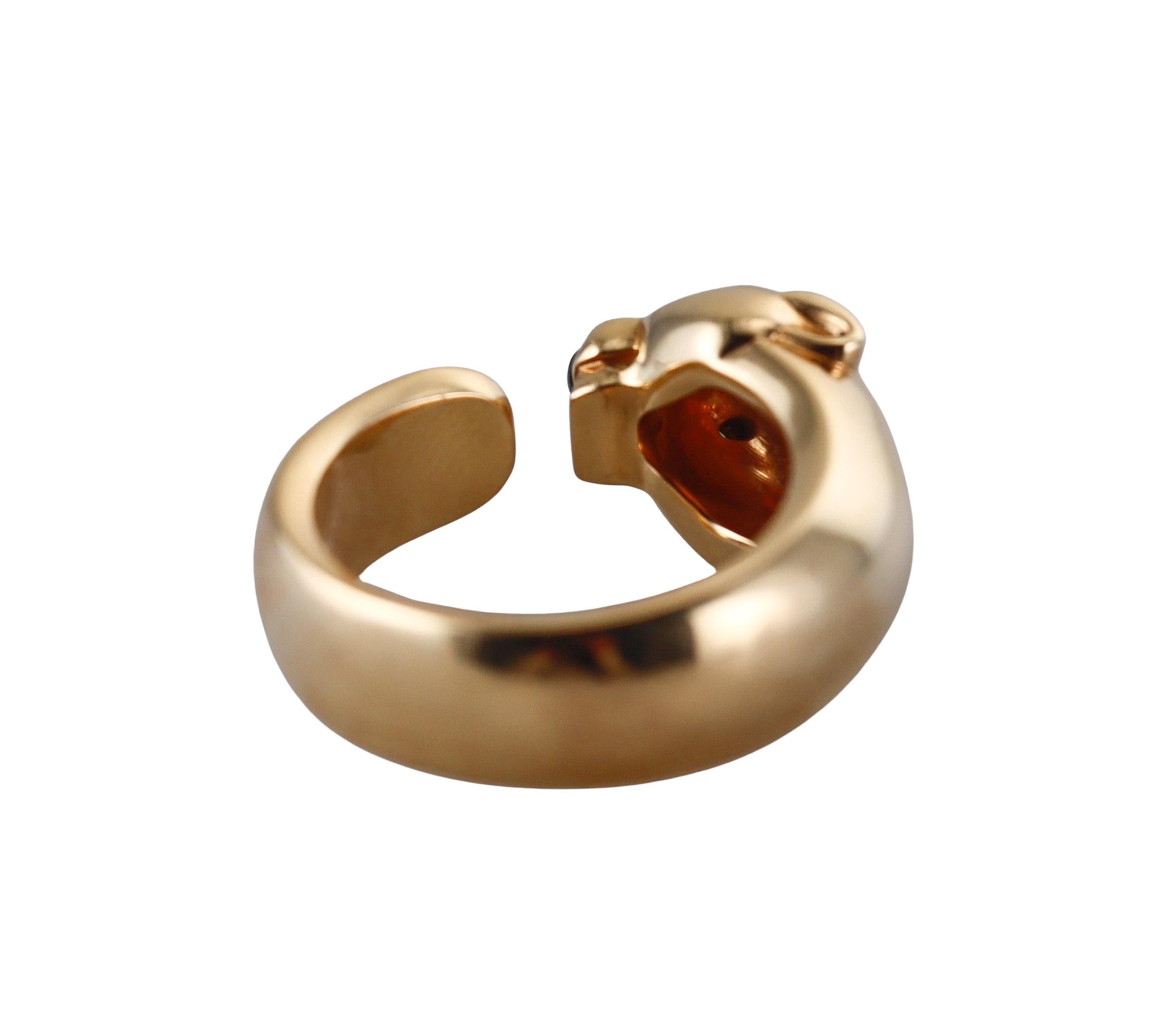 Panthere de Cartier Yellow Gold Tsavorite Medium Model Ring