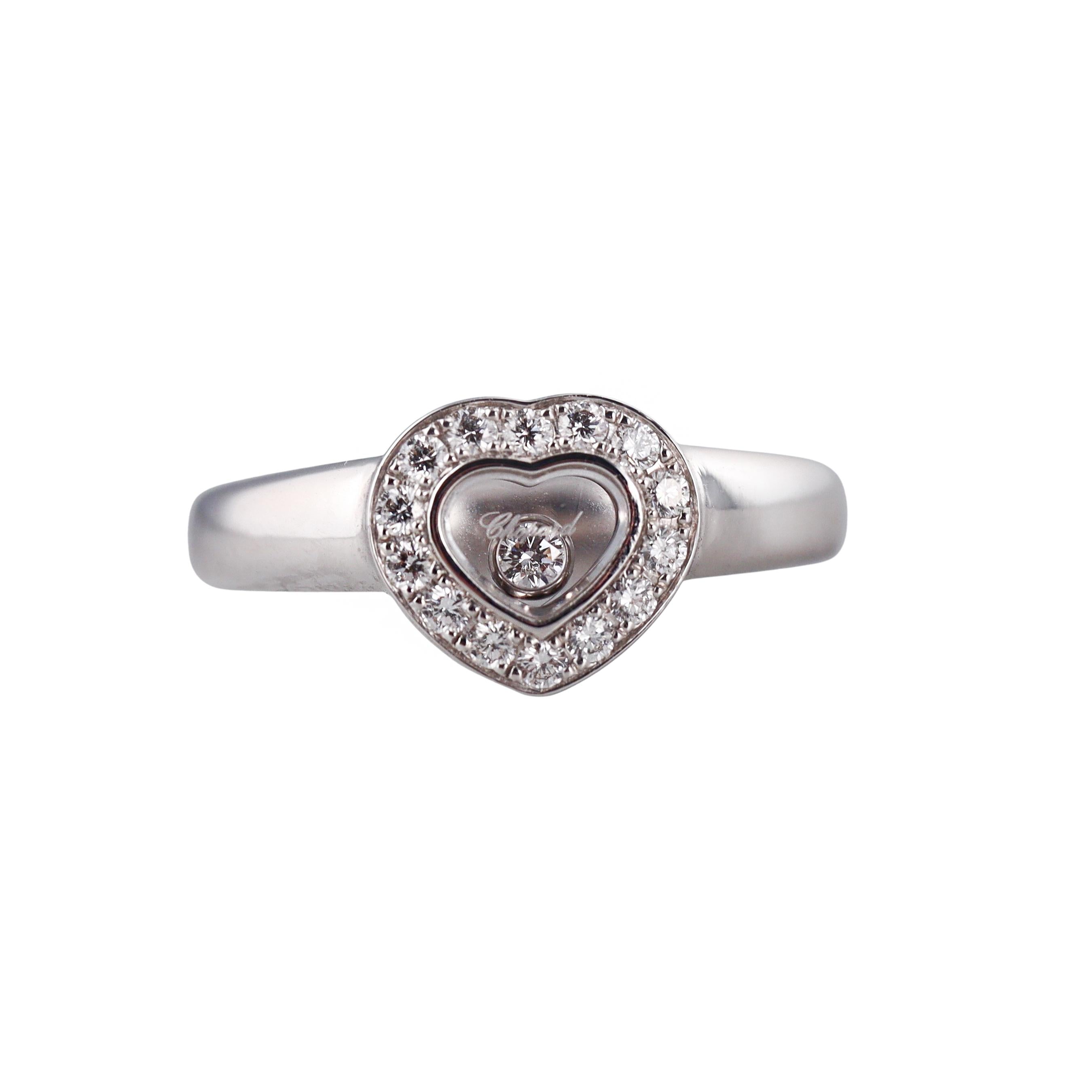 Chopard Happy Hearts Diamond Gold Ring 821084-1110