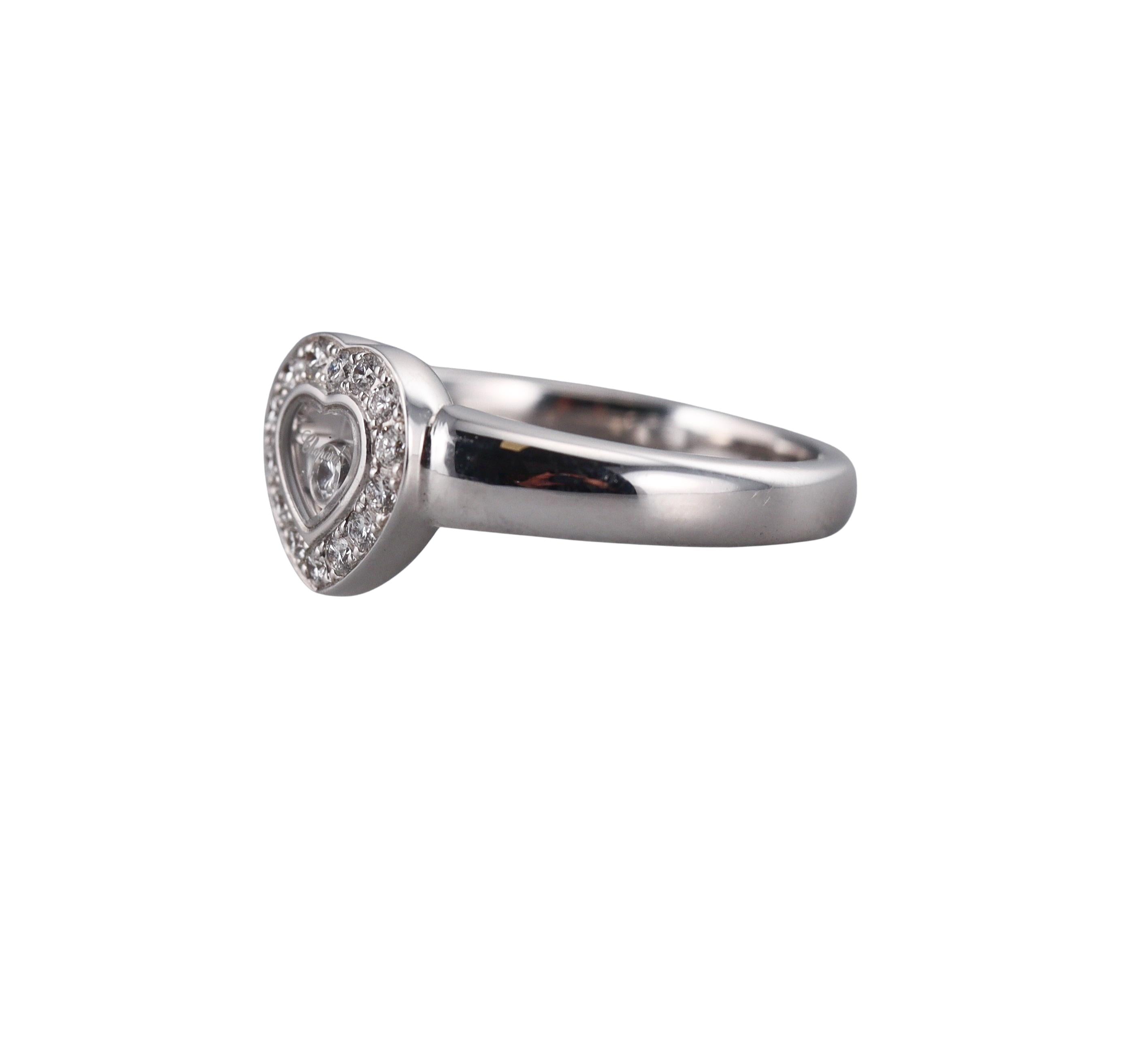 Chopard Happy Hearts Diamond Gold Ring 821084-1110