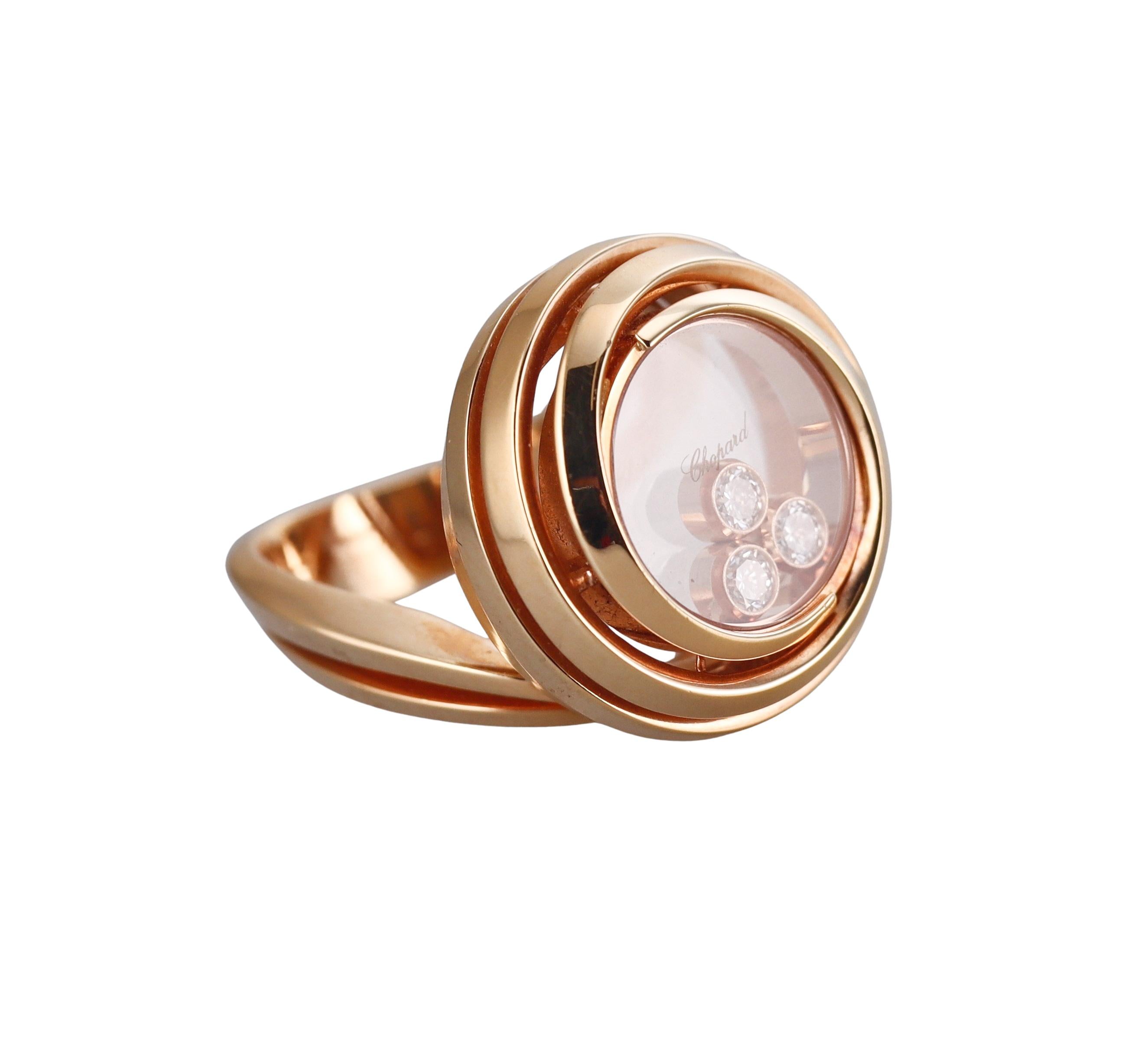 Chopard Happy Emotions Gold Diamond Ring 829217-5010