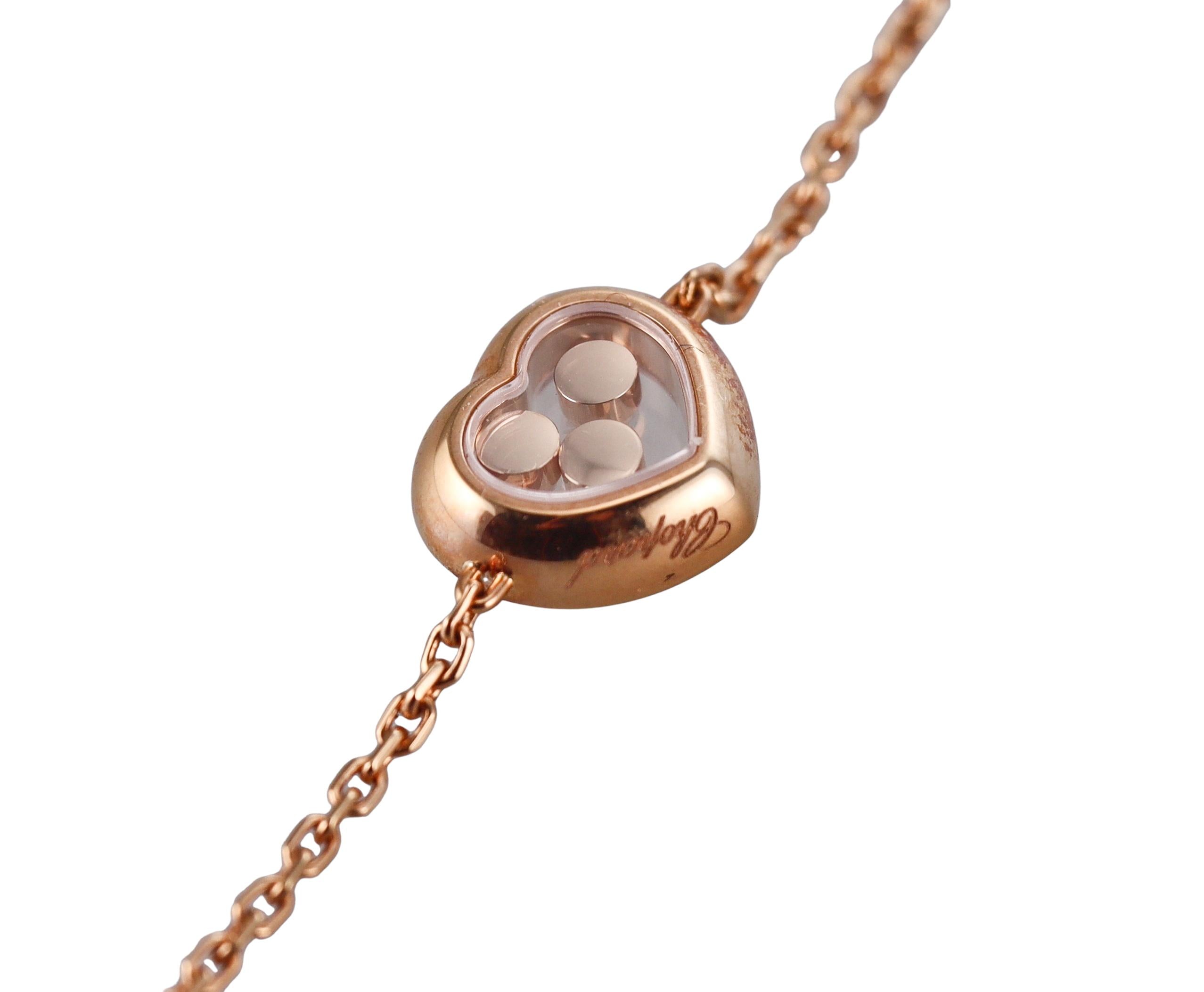 Chopard Happy Hearts Diamond Gold Bracelet 859203-5001