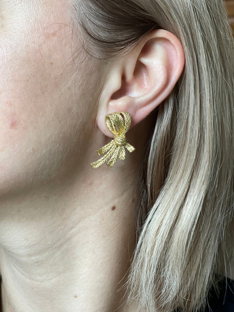 Buccellati Bow Yellow Gold Earrings